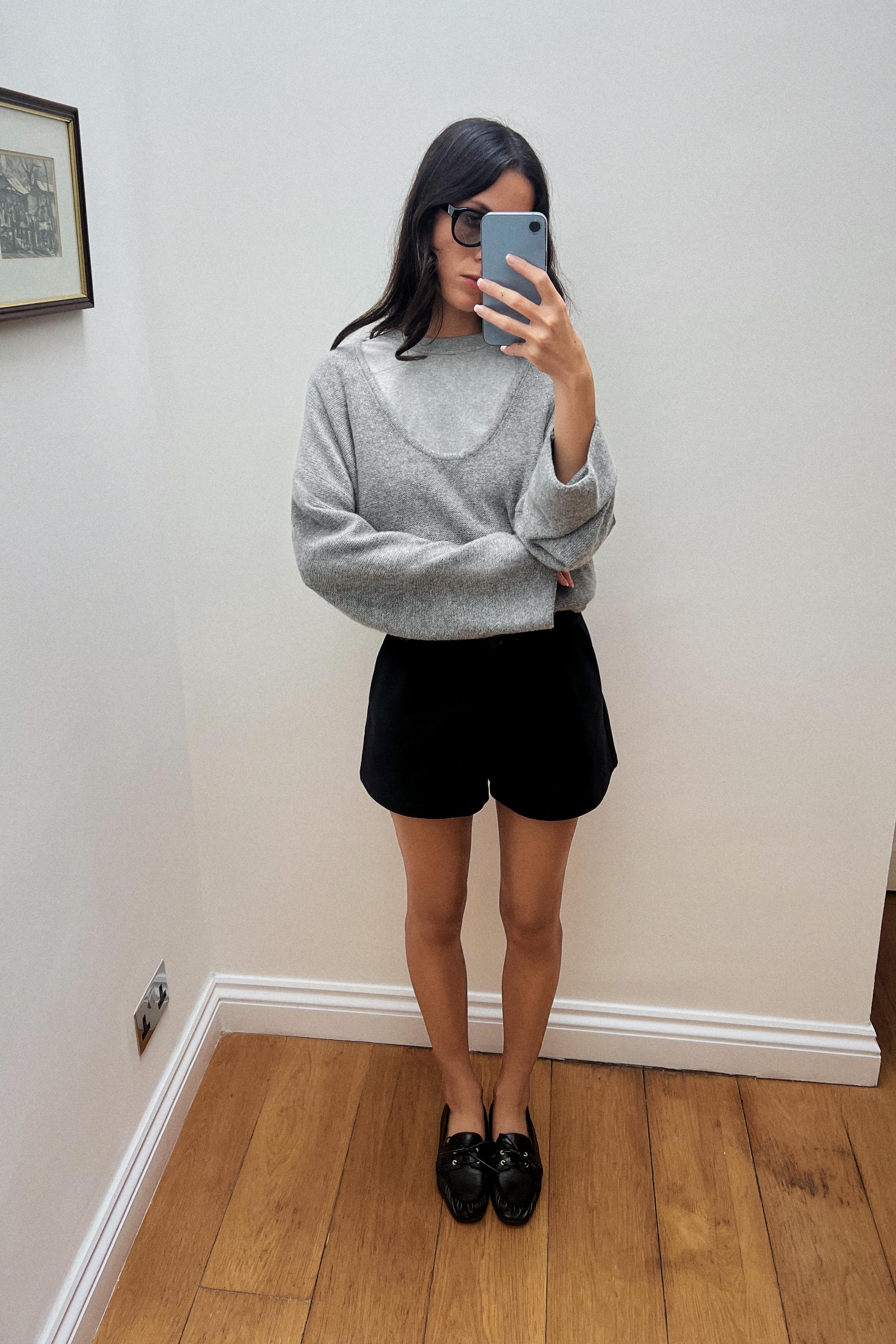 DARTED SHORTS — ZARA