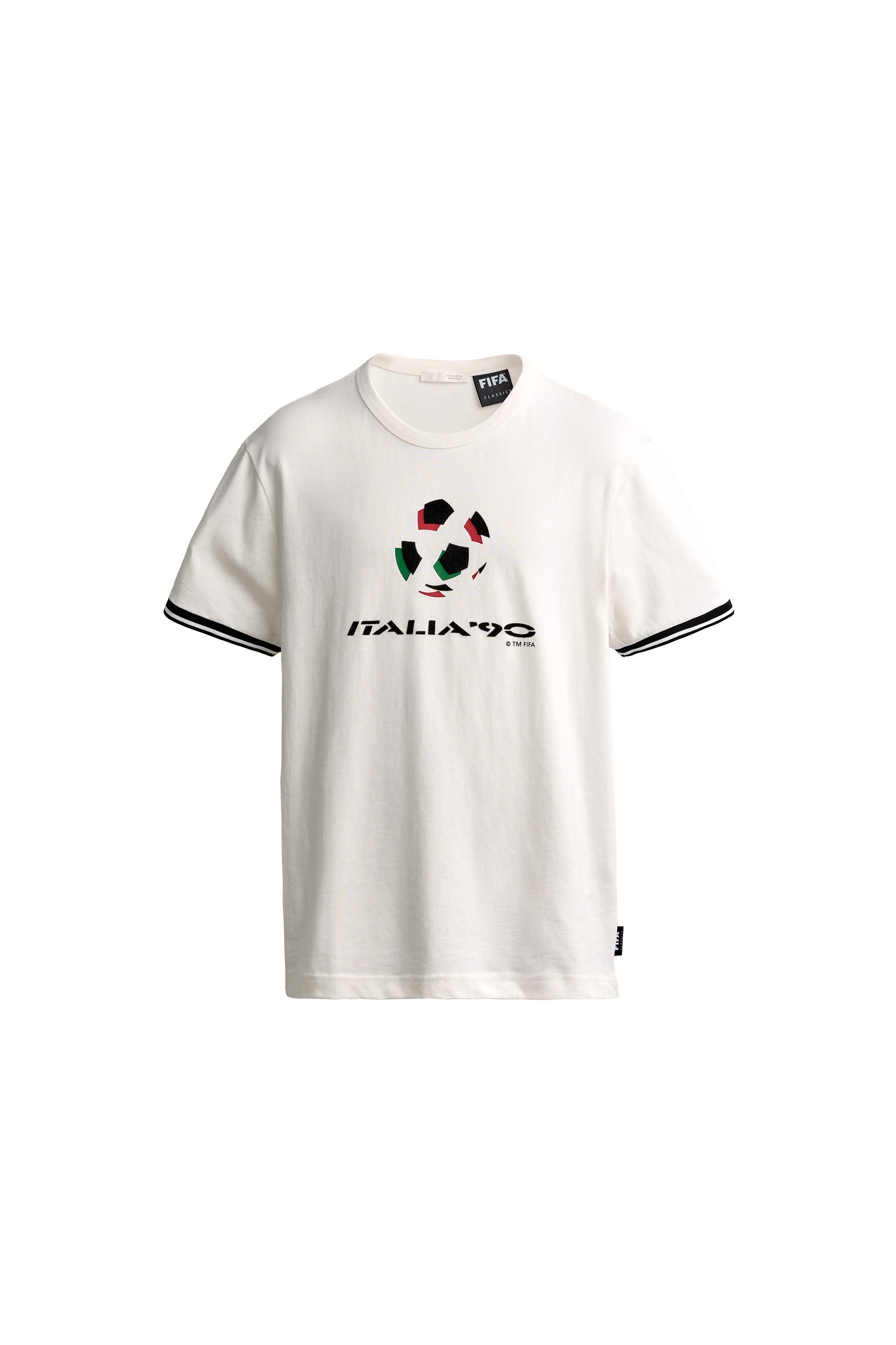 Футболка с контрастными деталями FIFA CLASSICS ITALY 90 FIFA WORLD CUP™ — ZARA