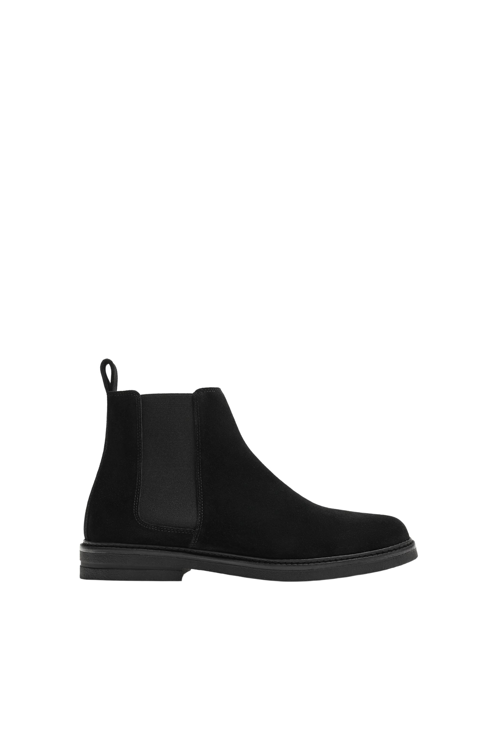 ЗАМШЕВЫЕ БОТИНКИ ЧЕЛСИ — ZARA