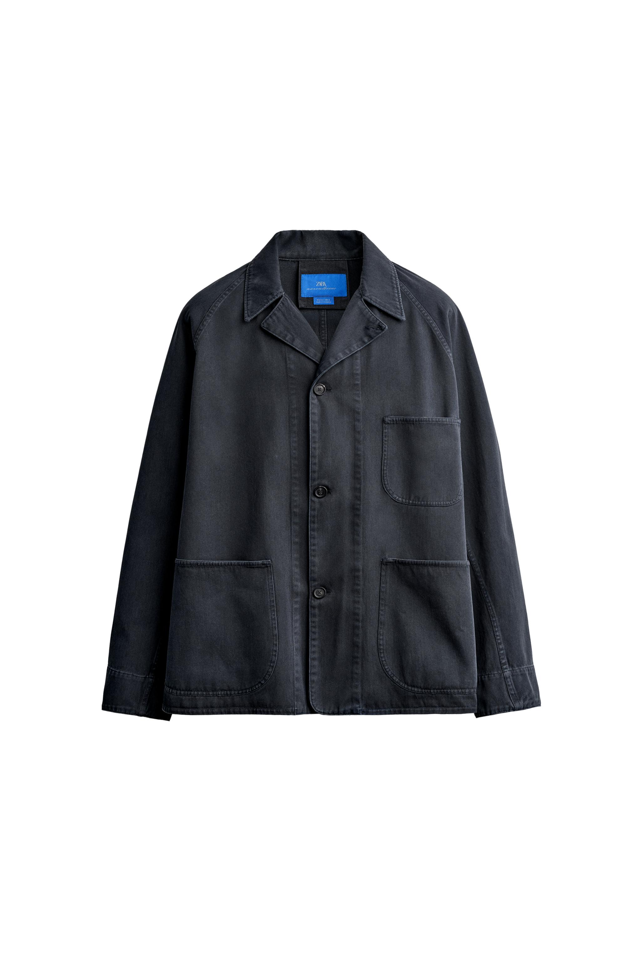 Куртка-рубашка с карманами из коллаборации Аарон Левин x ZARA — ZARA