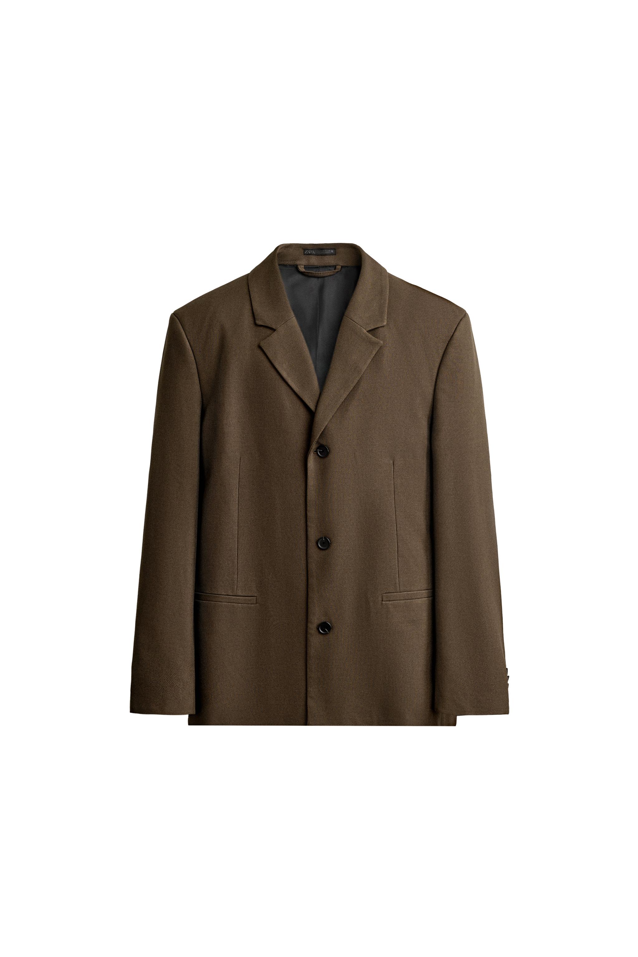 КОСТЮМНЫЙ БЛЕЙЗЕР RELAXED FIT — ZARA