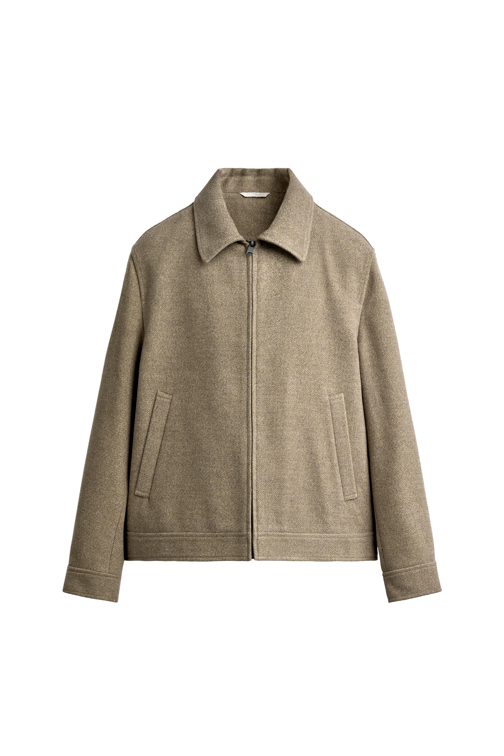 Фактурная куртка классического кроя — ZARA