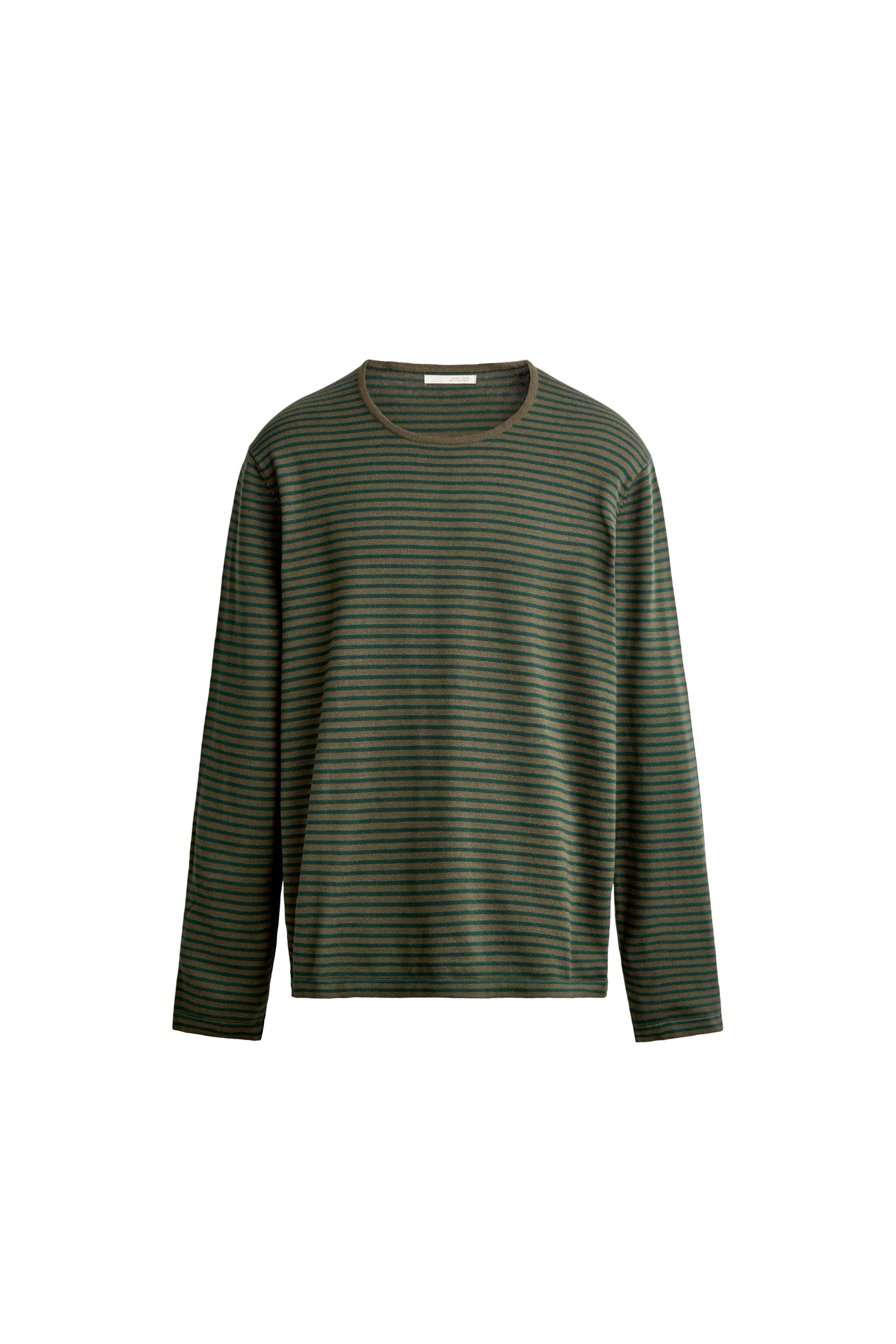 Джемпер классического кроя в полоску — ZARA