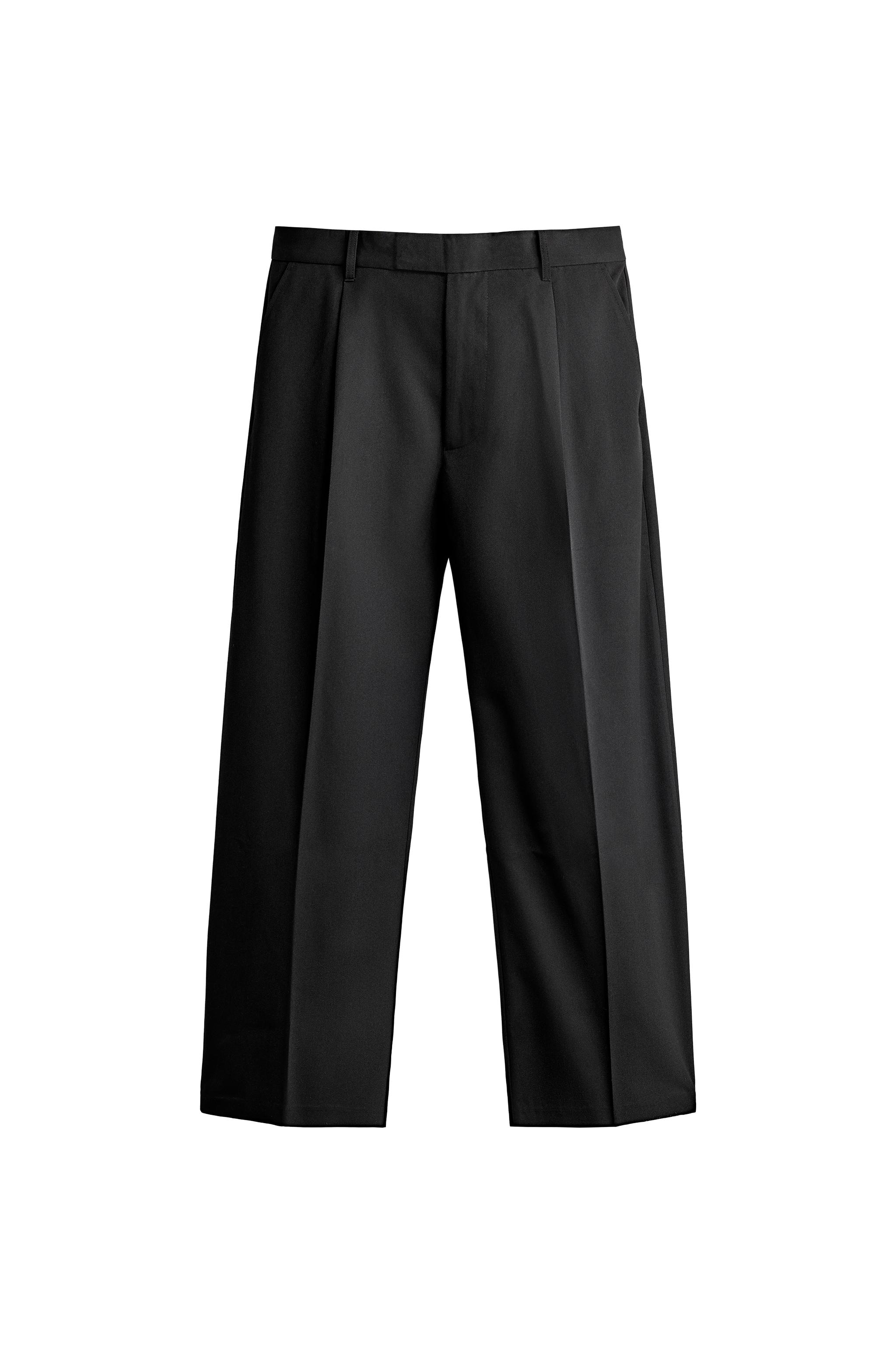 БРЮКИ RELAXED FIT СО СКЛАДКАМИ — ZARA