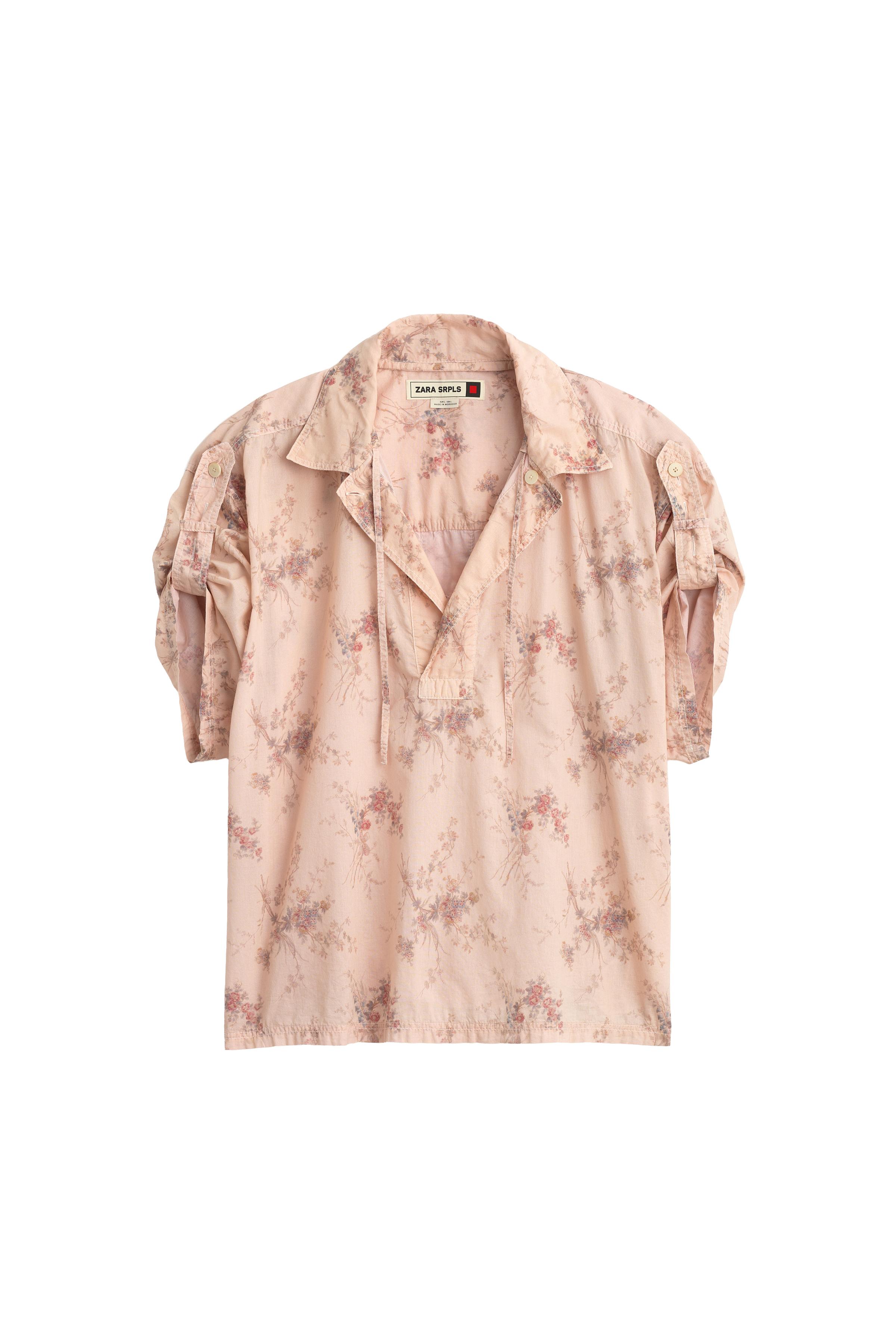 РУБАШКА-ПОЛО С КОРОТКИМИ РУКАВАМИ — ZARA