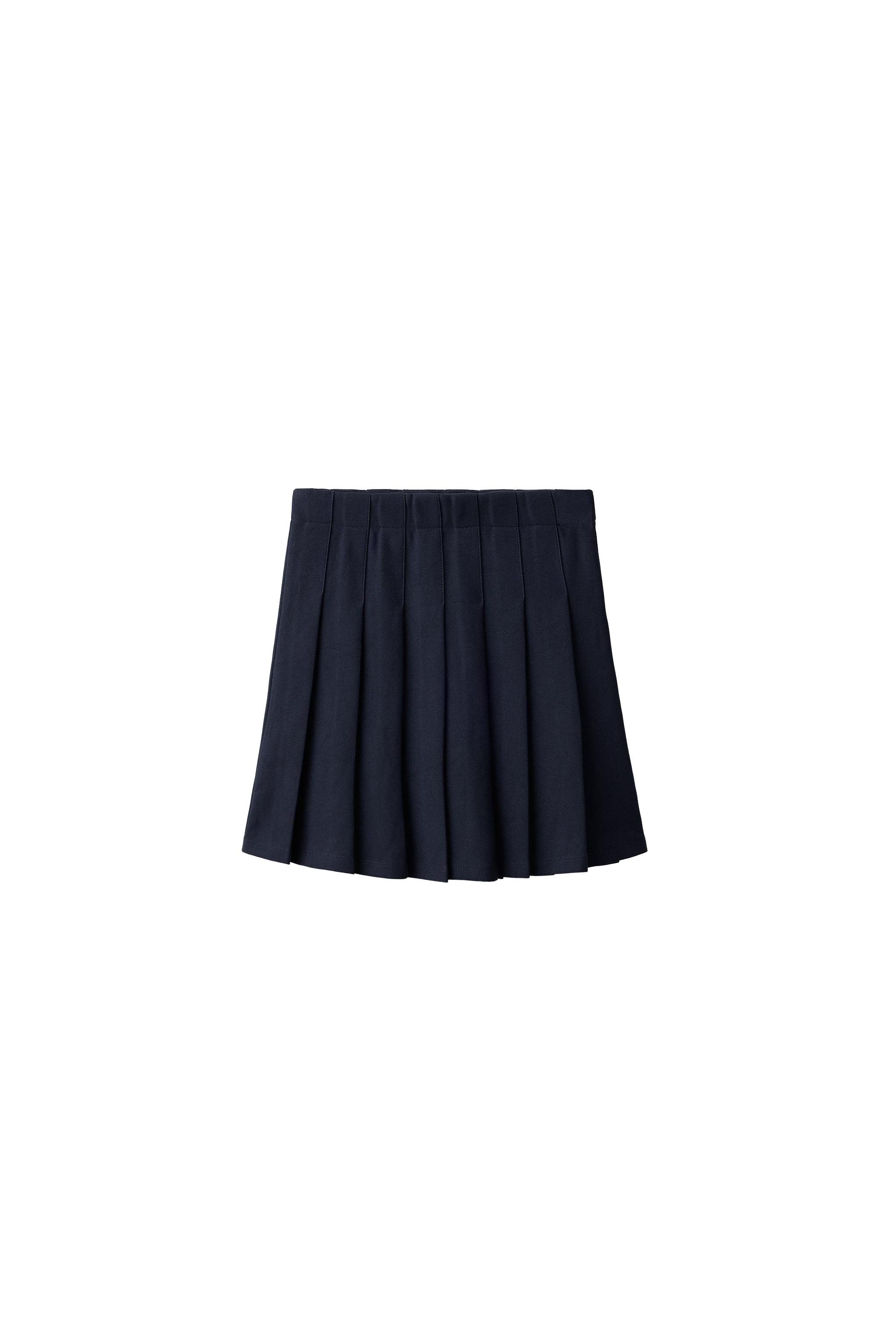 ОДНОТОННАЯ ЮБКА В СКЛАДКУ — ZARA