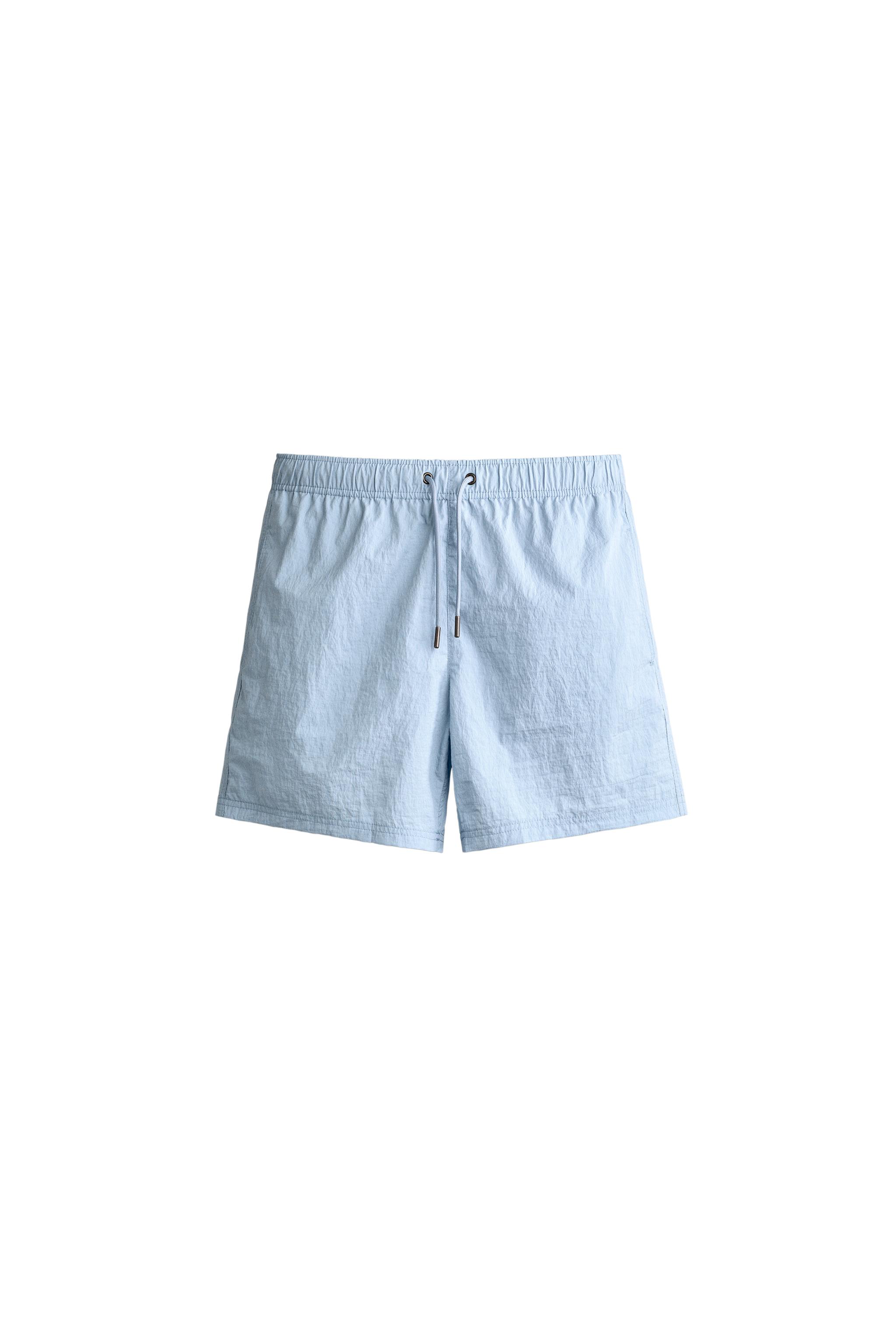 ПЛАВКИ В ПОЛОСКУ СРЕДНЕЙ ДЛИНЫ — ZARA