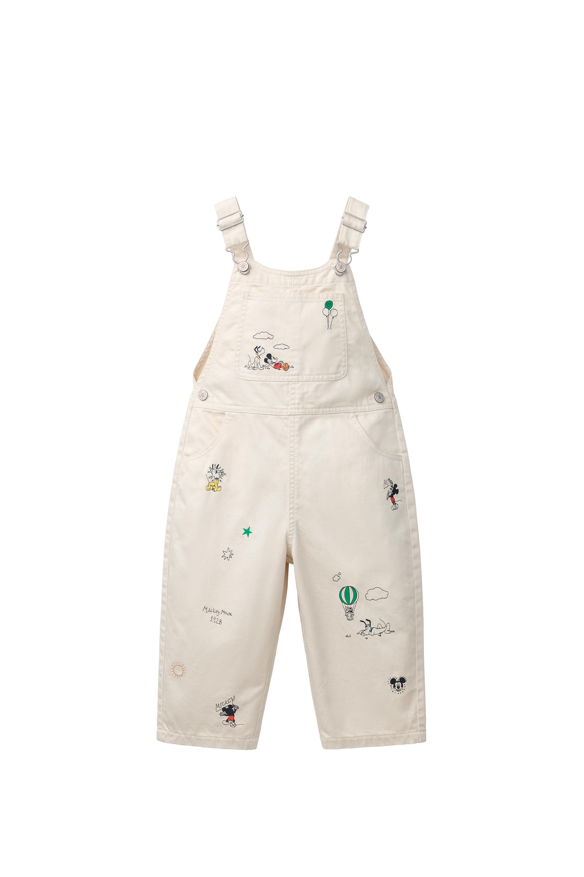 Комбинезон из твиловой ткани с вышивкой MICKEY MOUSE © DISNEY — ZARA