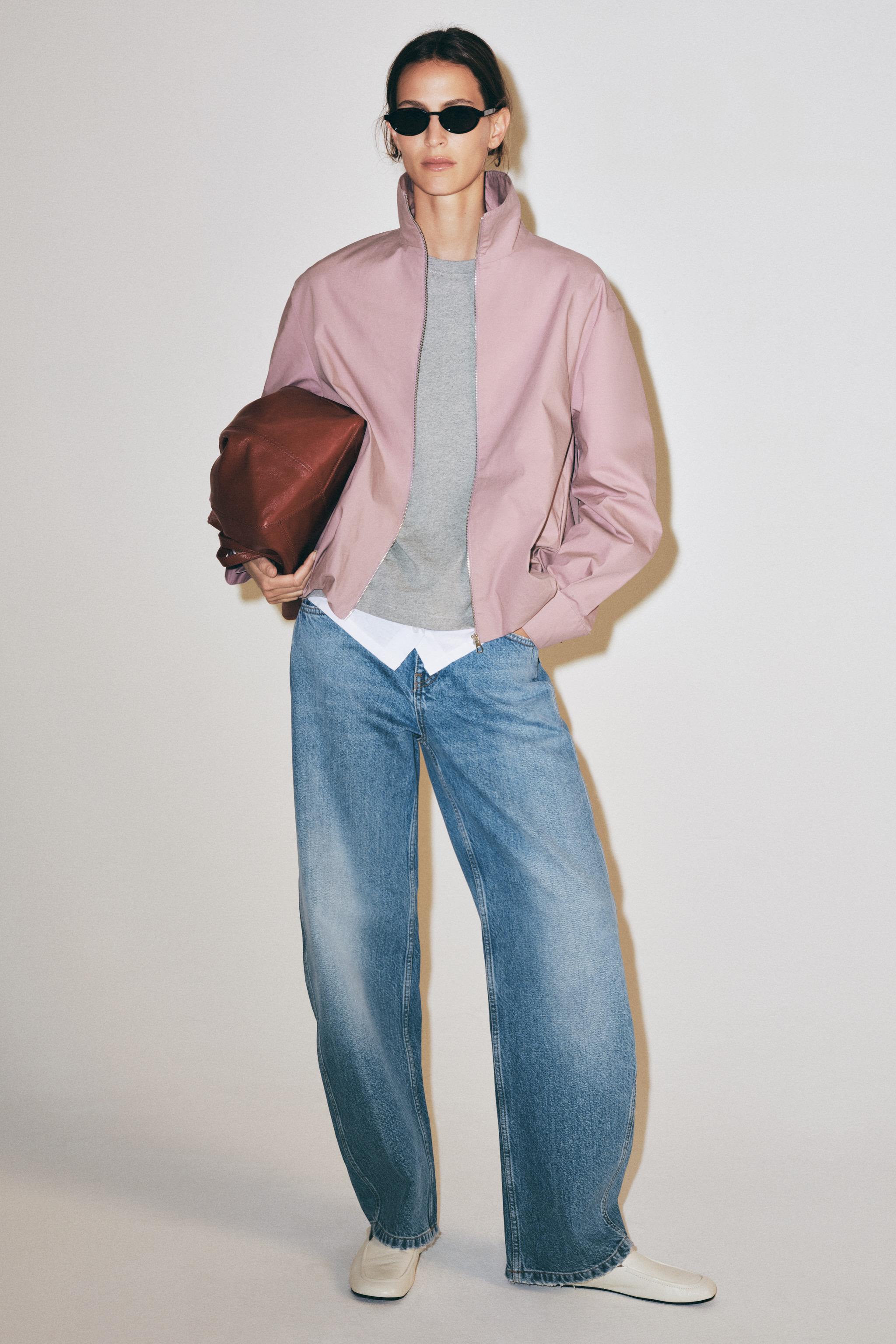 КУРТКА С ВОРОТНИКОМ-СТОЙКОЙ ZW COLLECTION — ZARA
