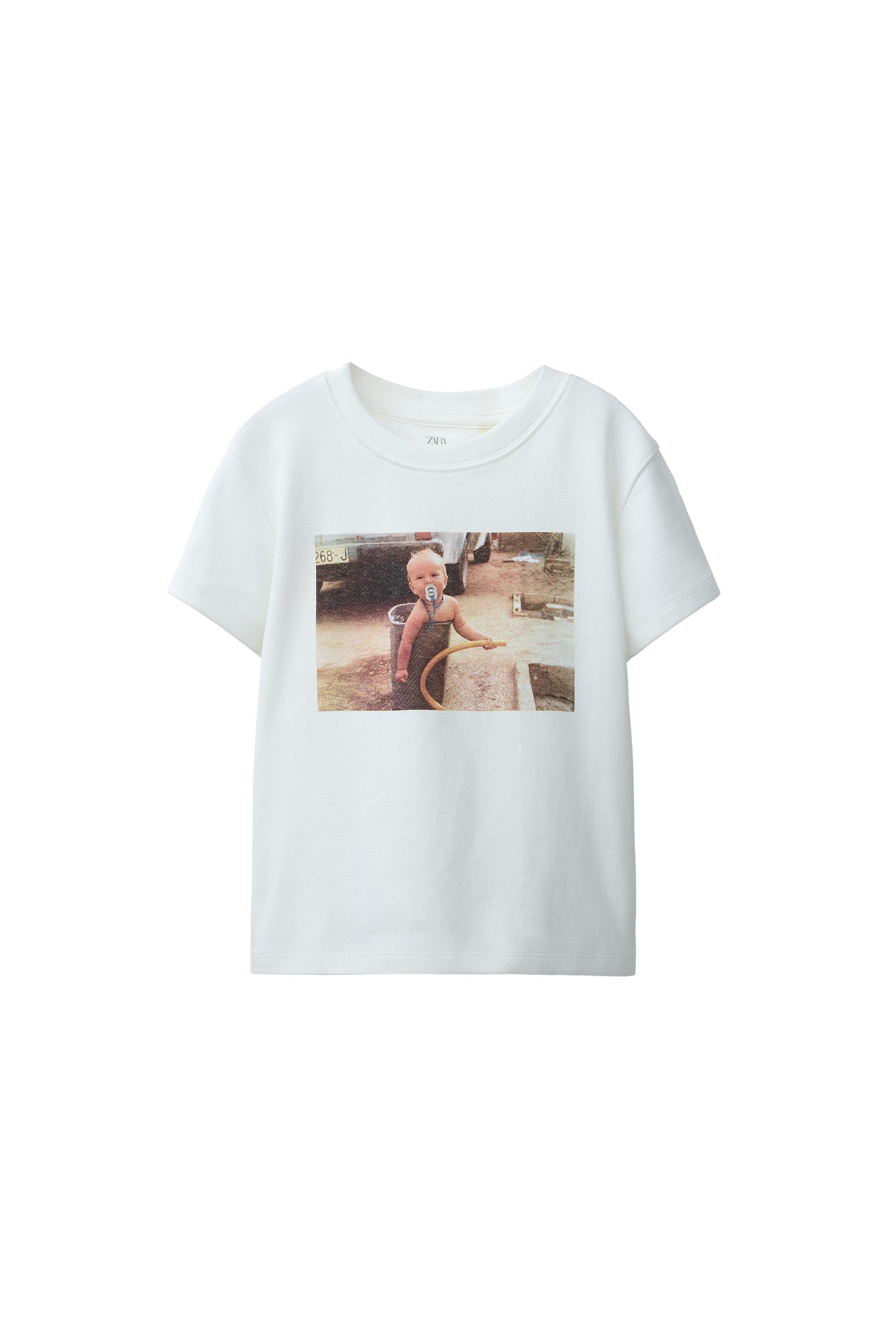Футболка с фоторепортажным принтом Pukas Surf — ZARA