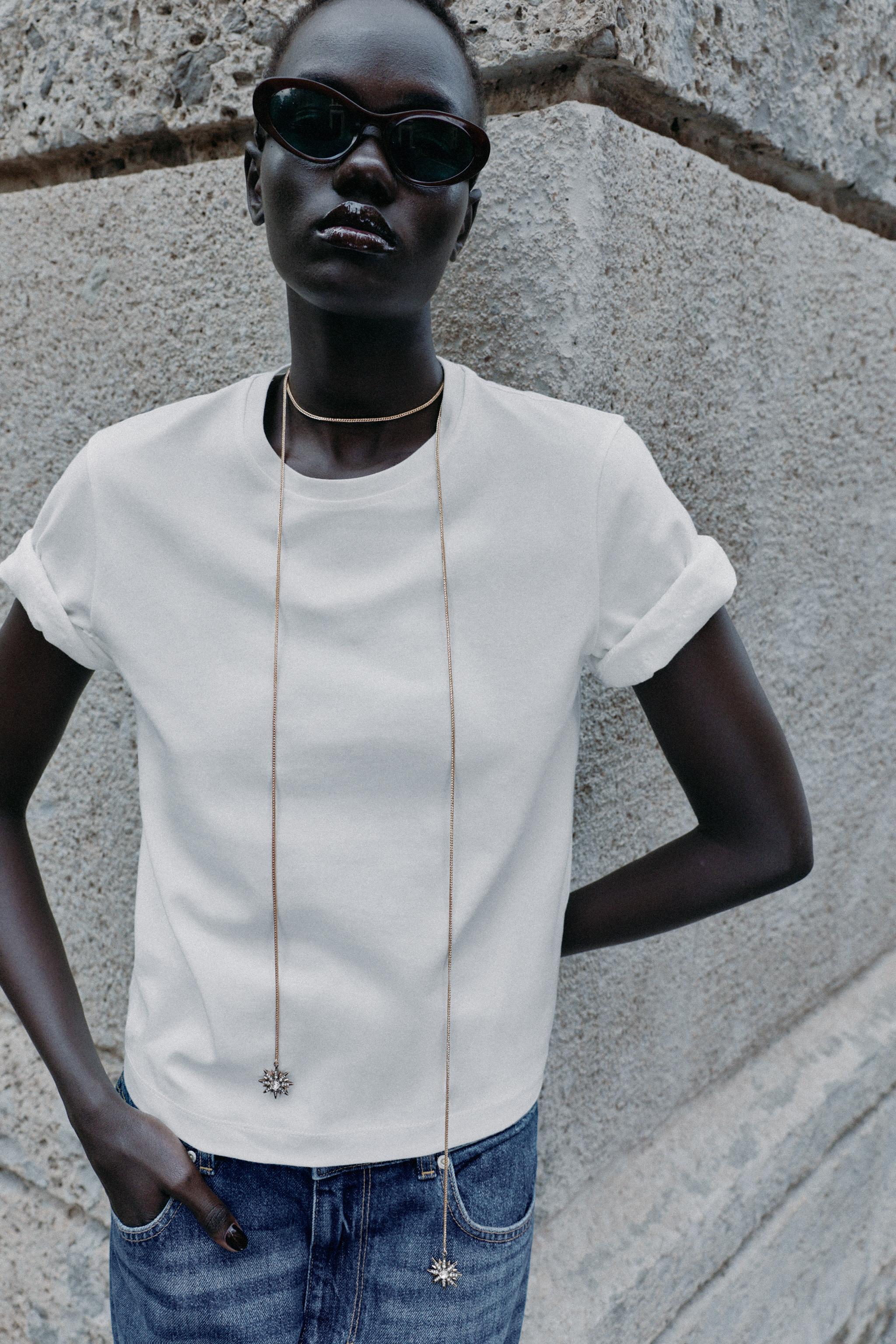 ДЛИННОЕ ОЖЕРЕЛЬЕ-ЦЕПОЧКА СО ЗВЕЗДАМИ — ZARA