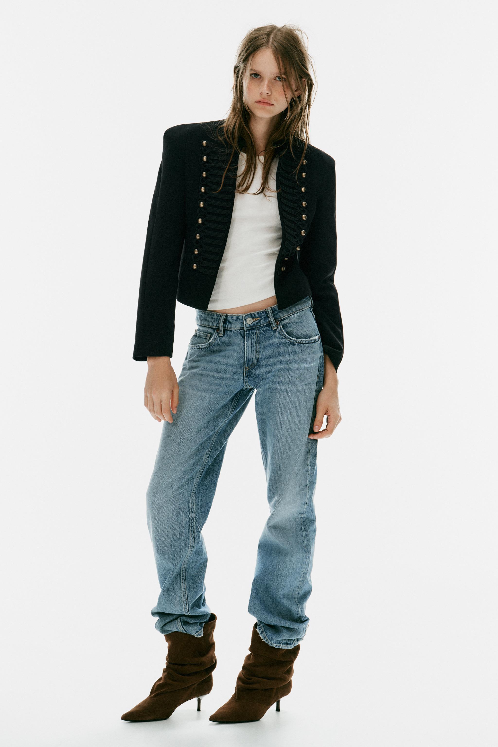 Блейзер с плечевыми накладками — ZARA