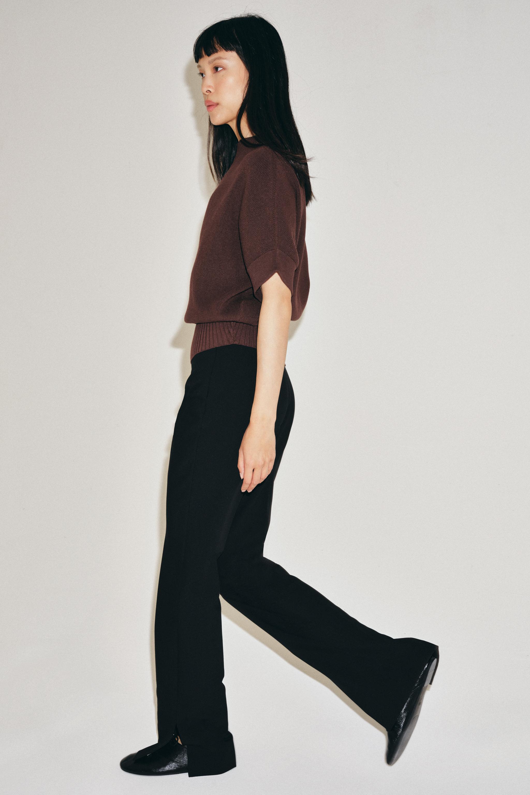 Облегающего кроя топ из трикотажа — ZARA
