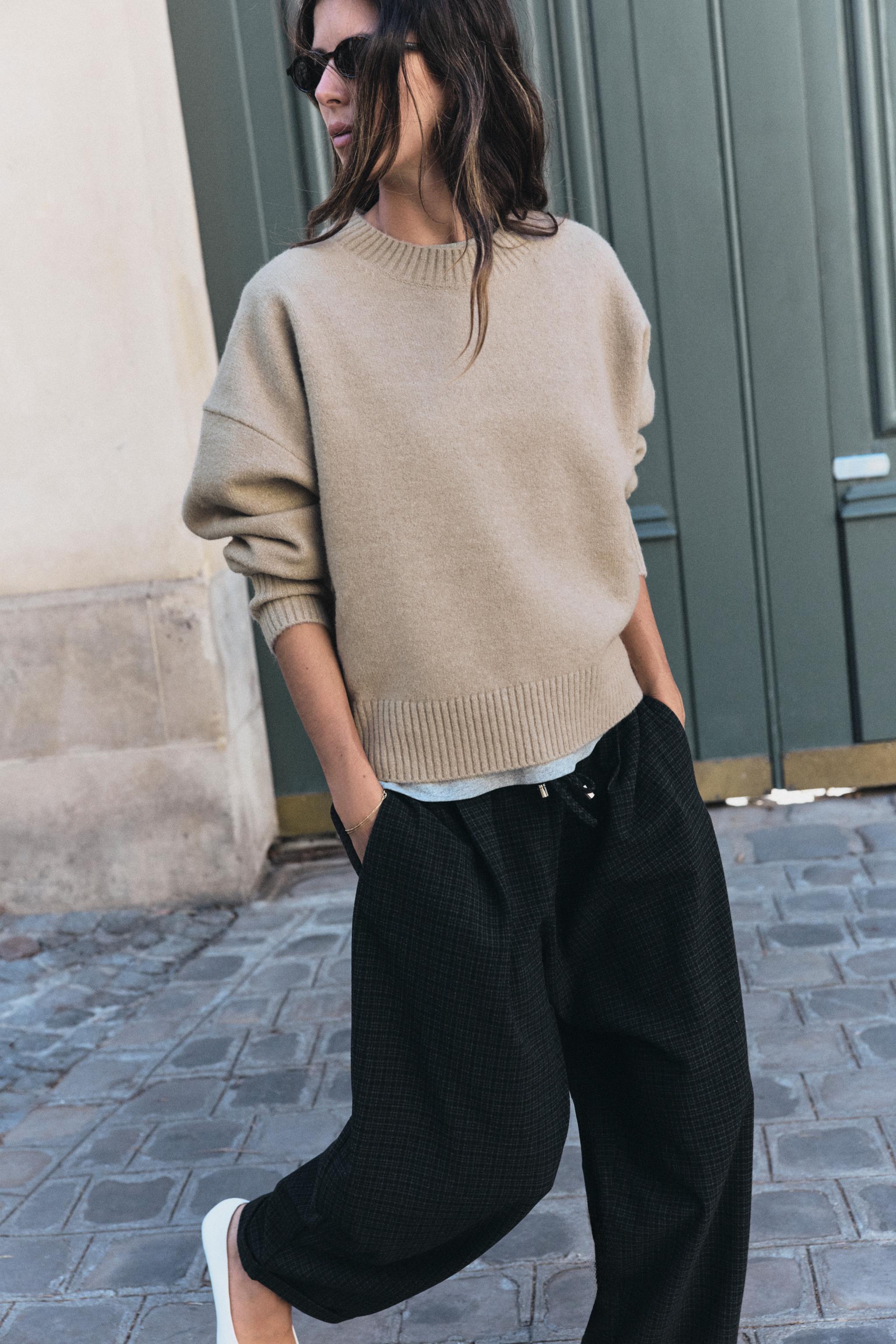 МЯГКИЙ ТРИКОТАЖНЫЙ СВИТЕР — ZARA