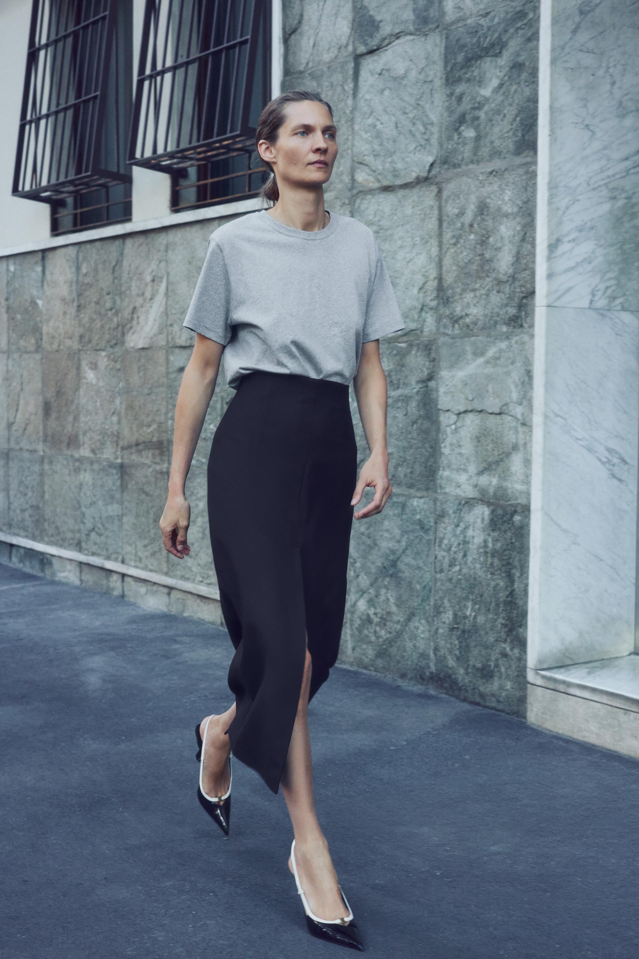 ПРЯМАЯ ЮБКА — ZW COLLECTION — ZARA