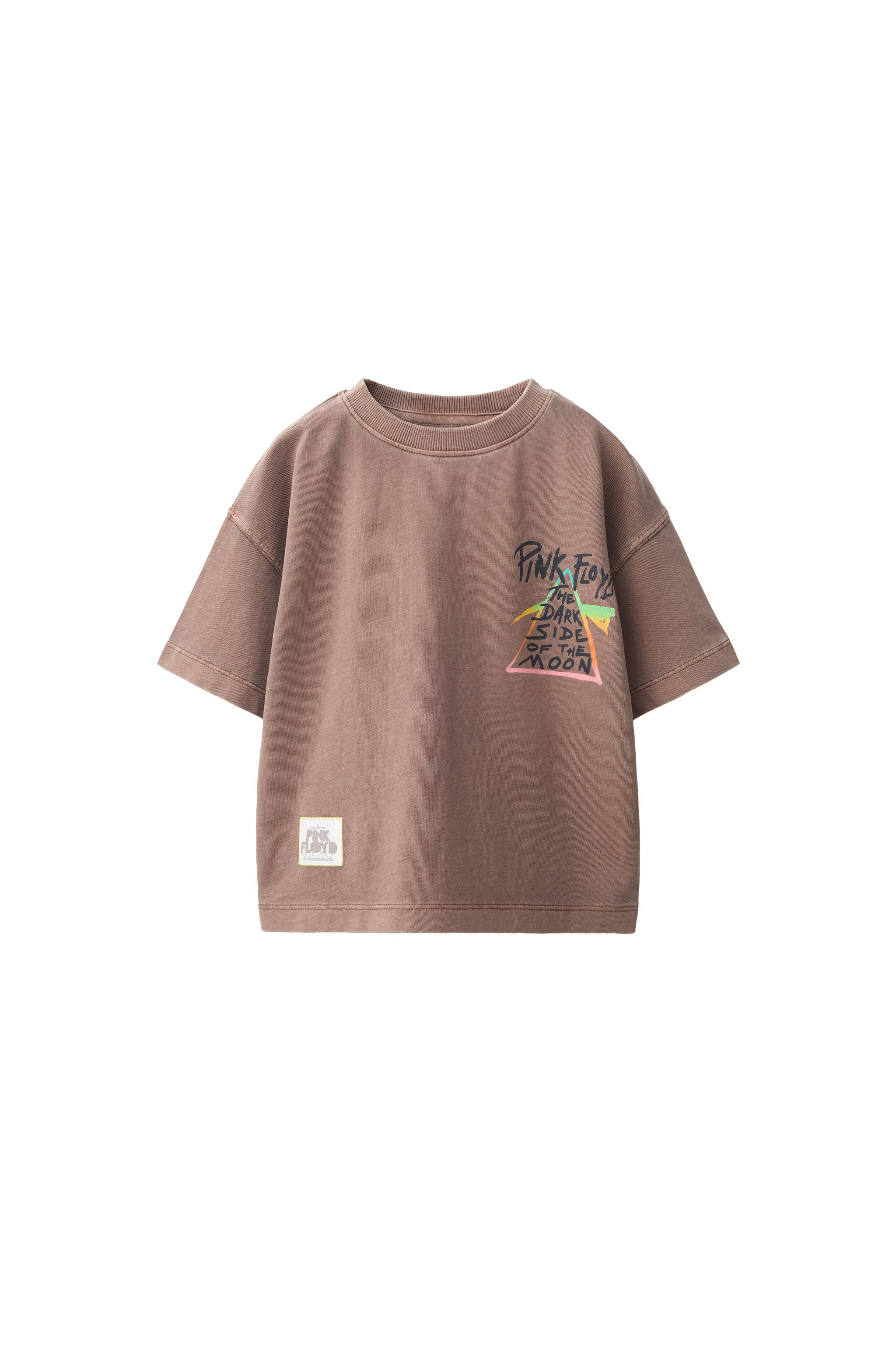 Футболка с принтом Pink Floyd ©™ — ZARA