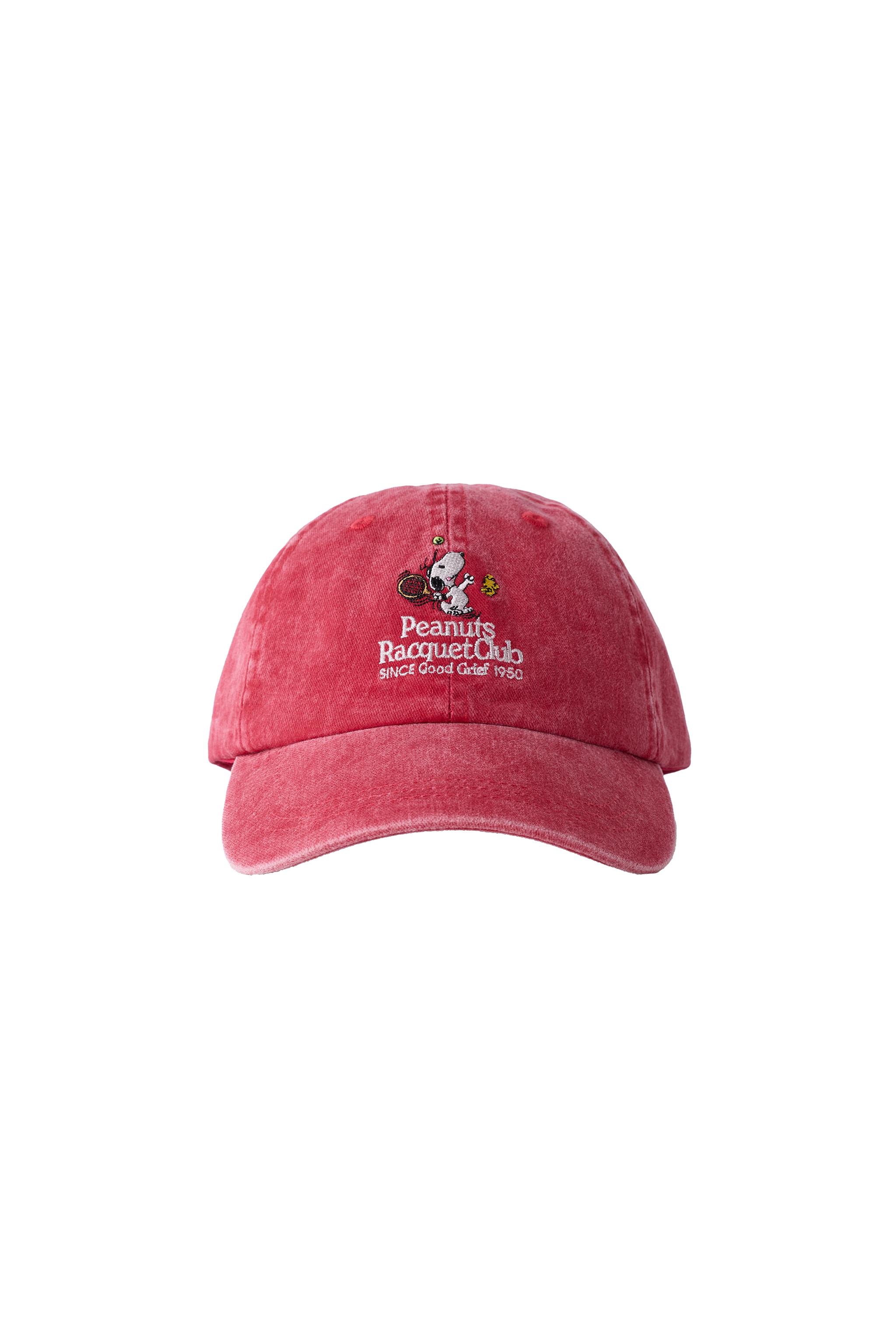 Кепка с эффектом застиранности с вышивкой SNOOPY PEANUTS™ — ZARA