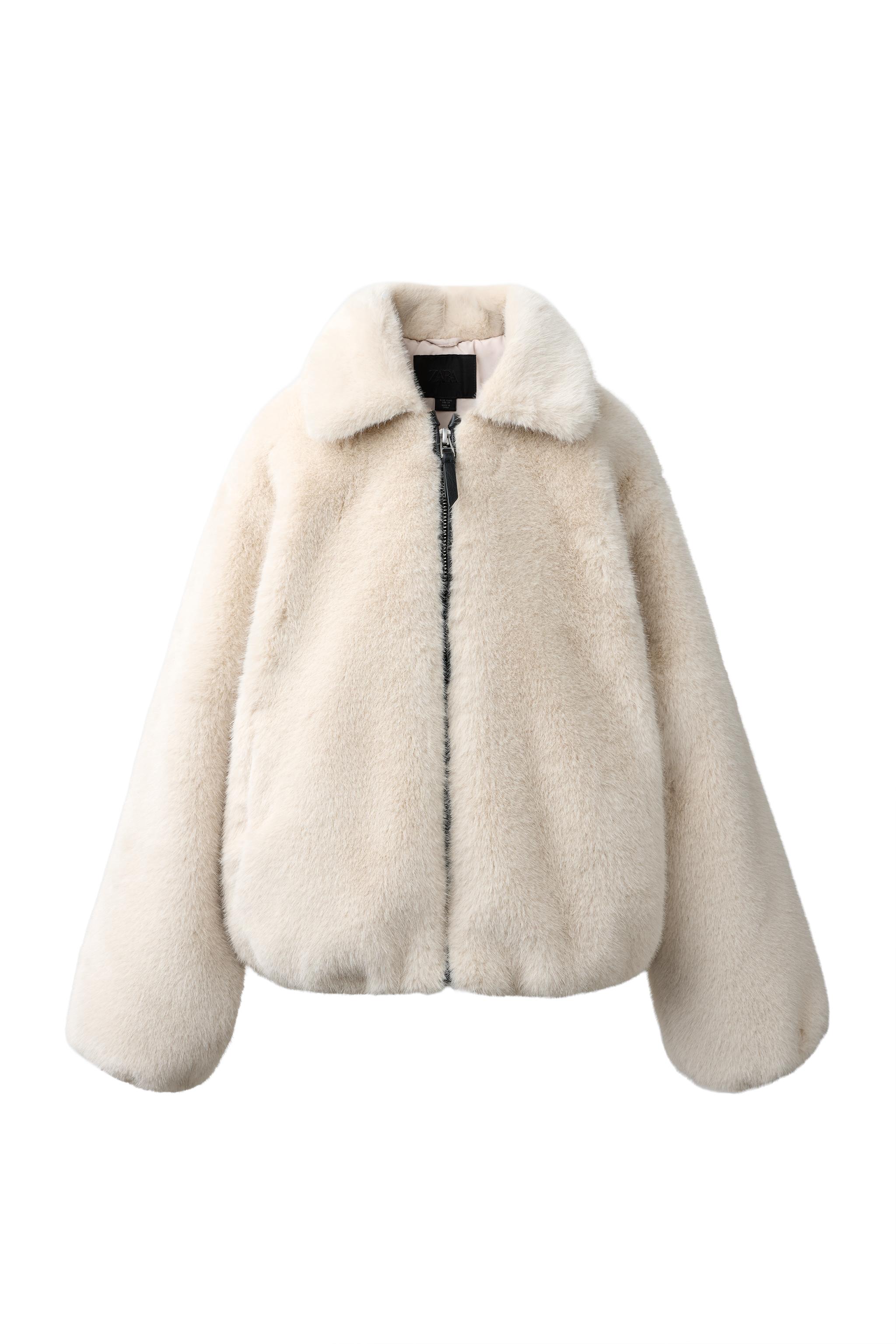 Куртка из искусственного меха — ZARA
