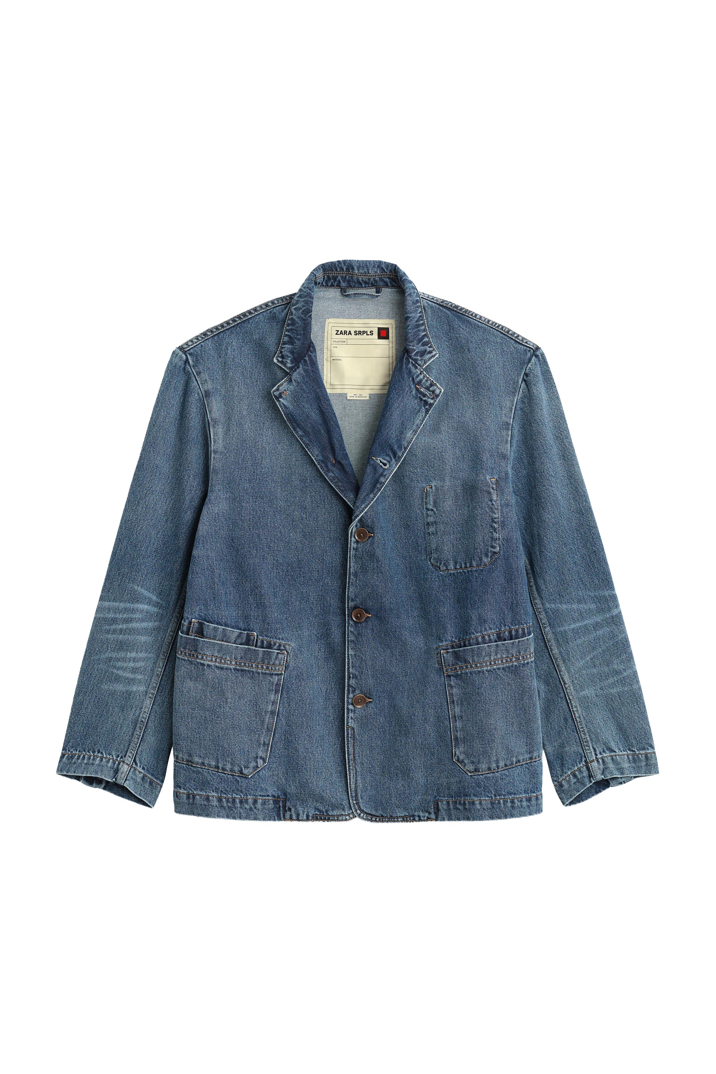 ДЖИНСОВЫЙ БЛЕЙЗЕР — ZARA
