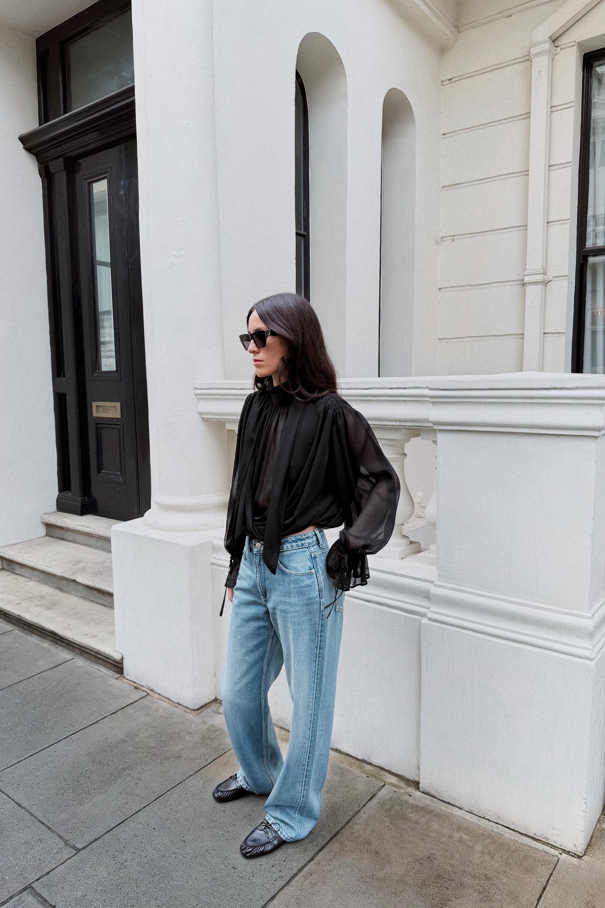Топ с драпировкой и завязками на спине — ZARA