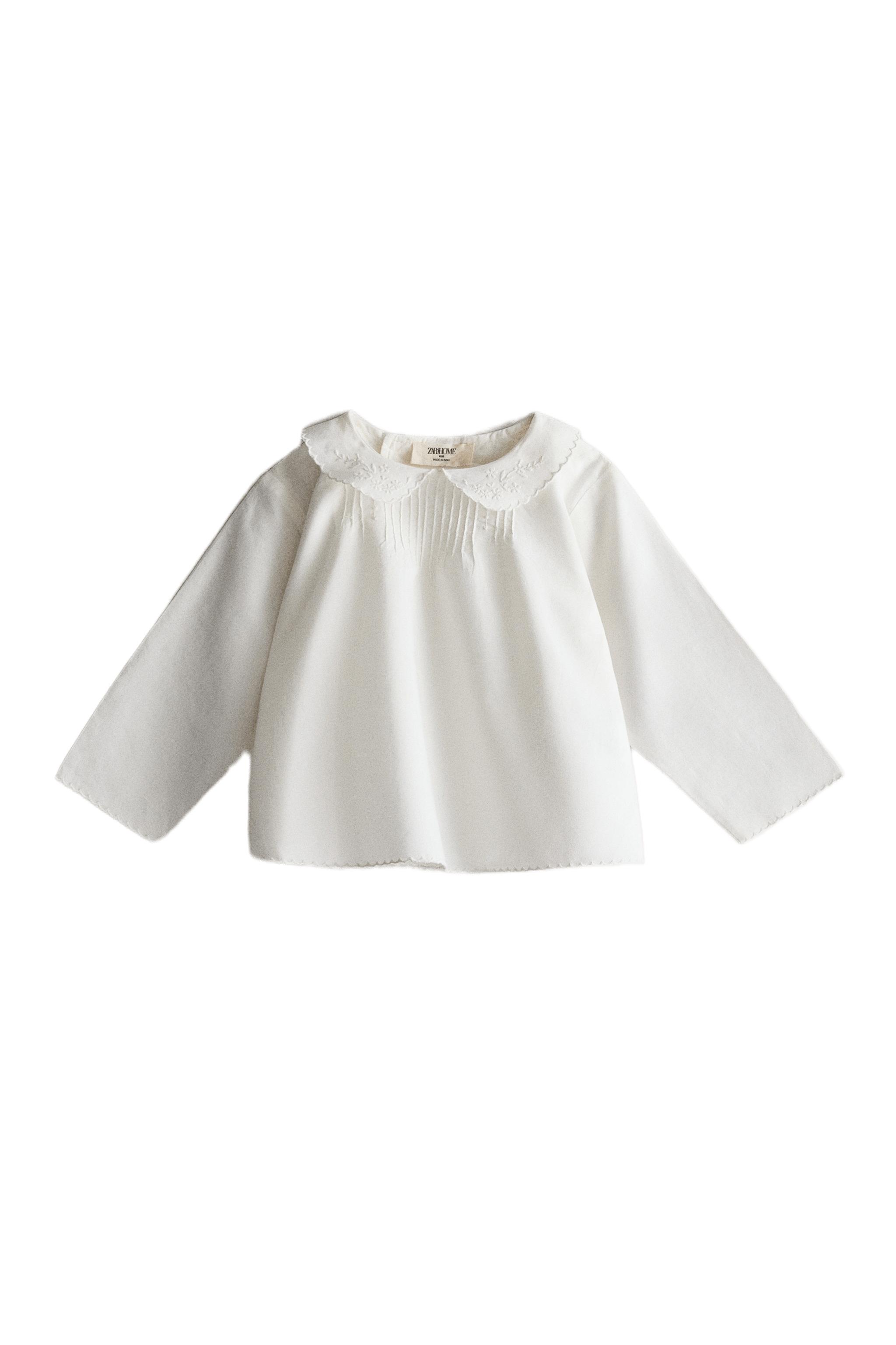 РУБАШКА С ВЫШИВКОЙ — ZARA