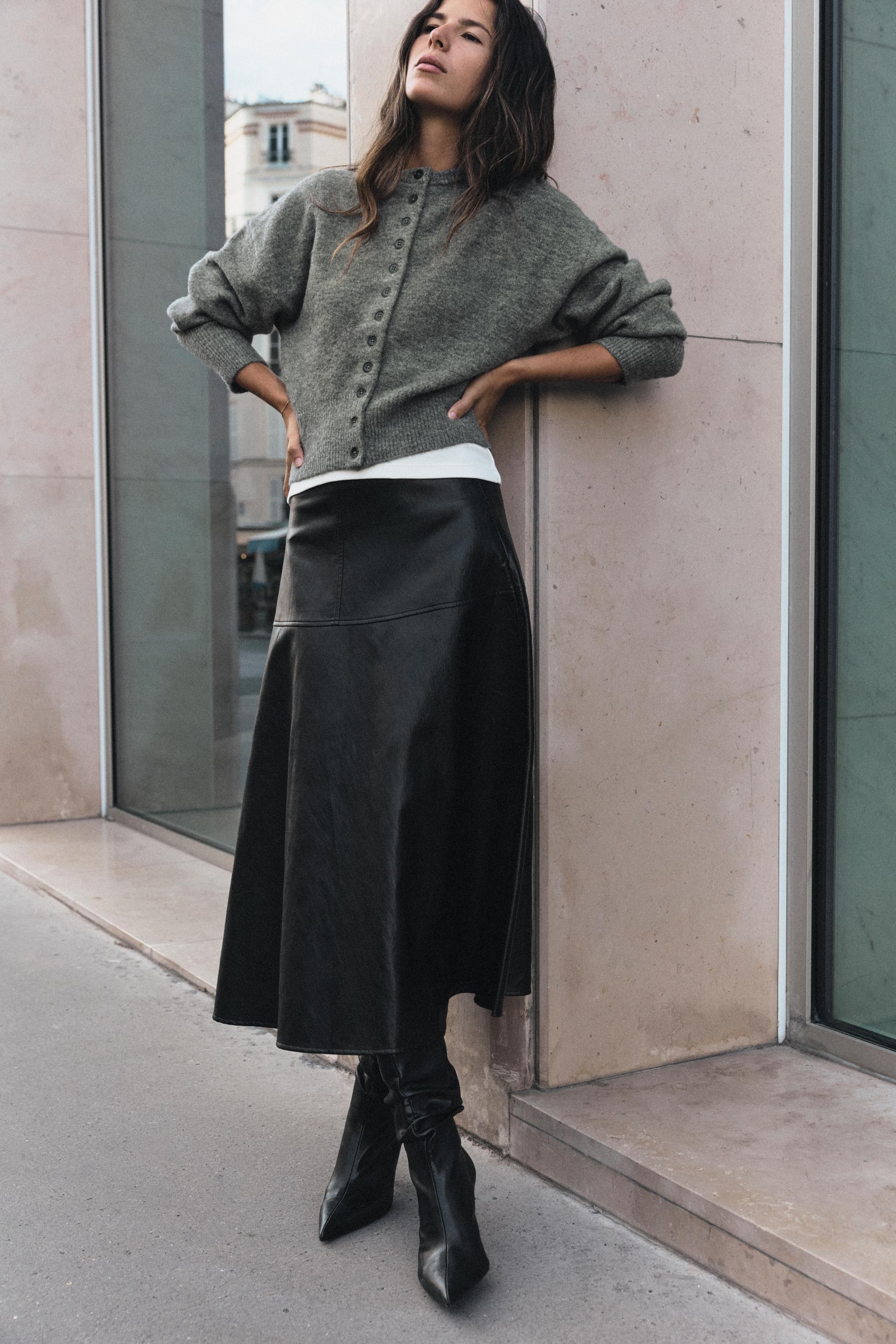Кардиган из мягкого трикотажа — ZARA