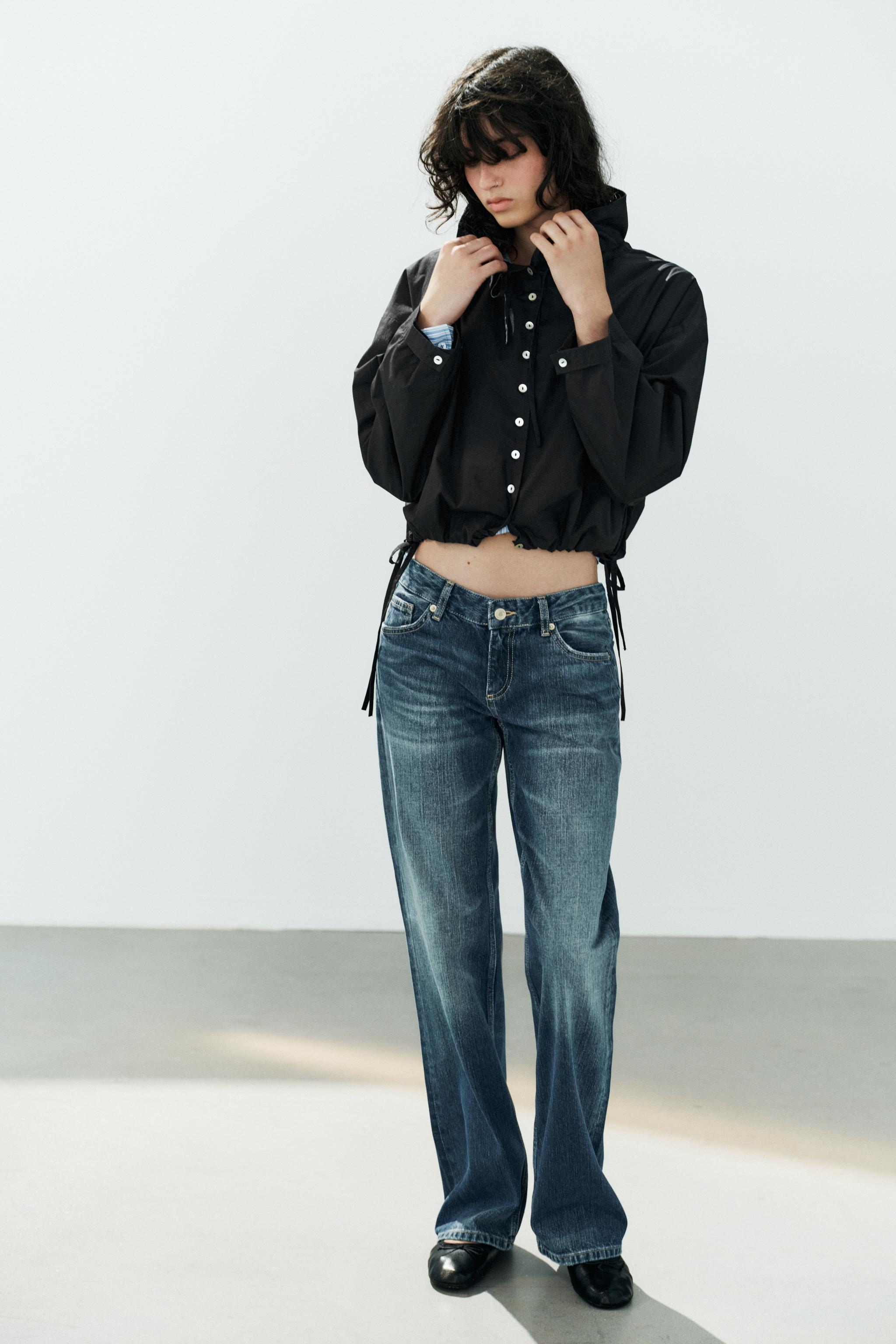 КУРТКА ИЗ ХЛОПКА С ЗАВЯЗКАМИ — ZARA