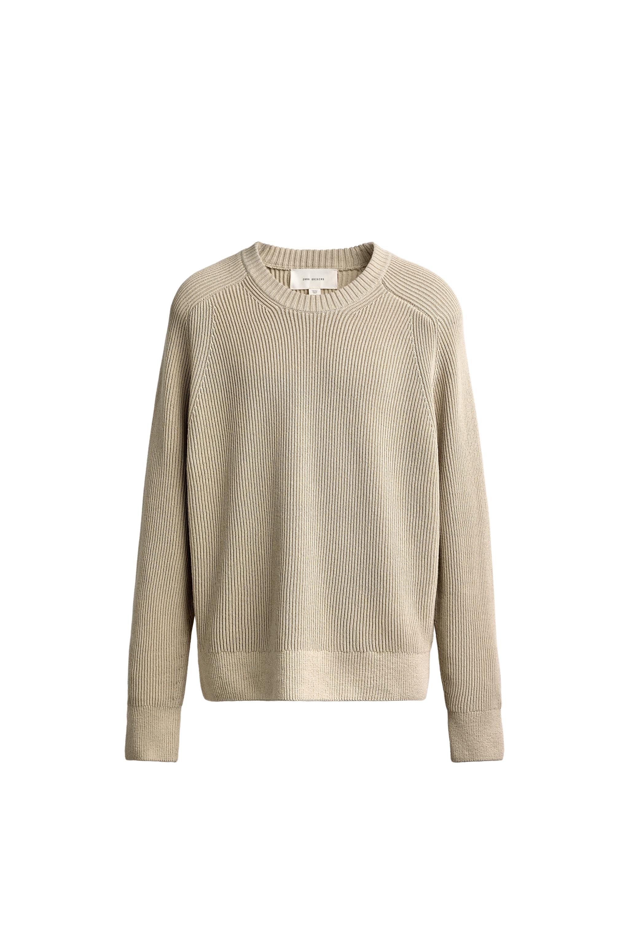 Джемпер классического кроя из 100% хлопка — ZARA