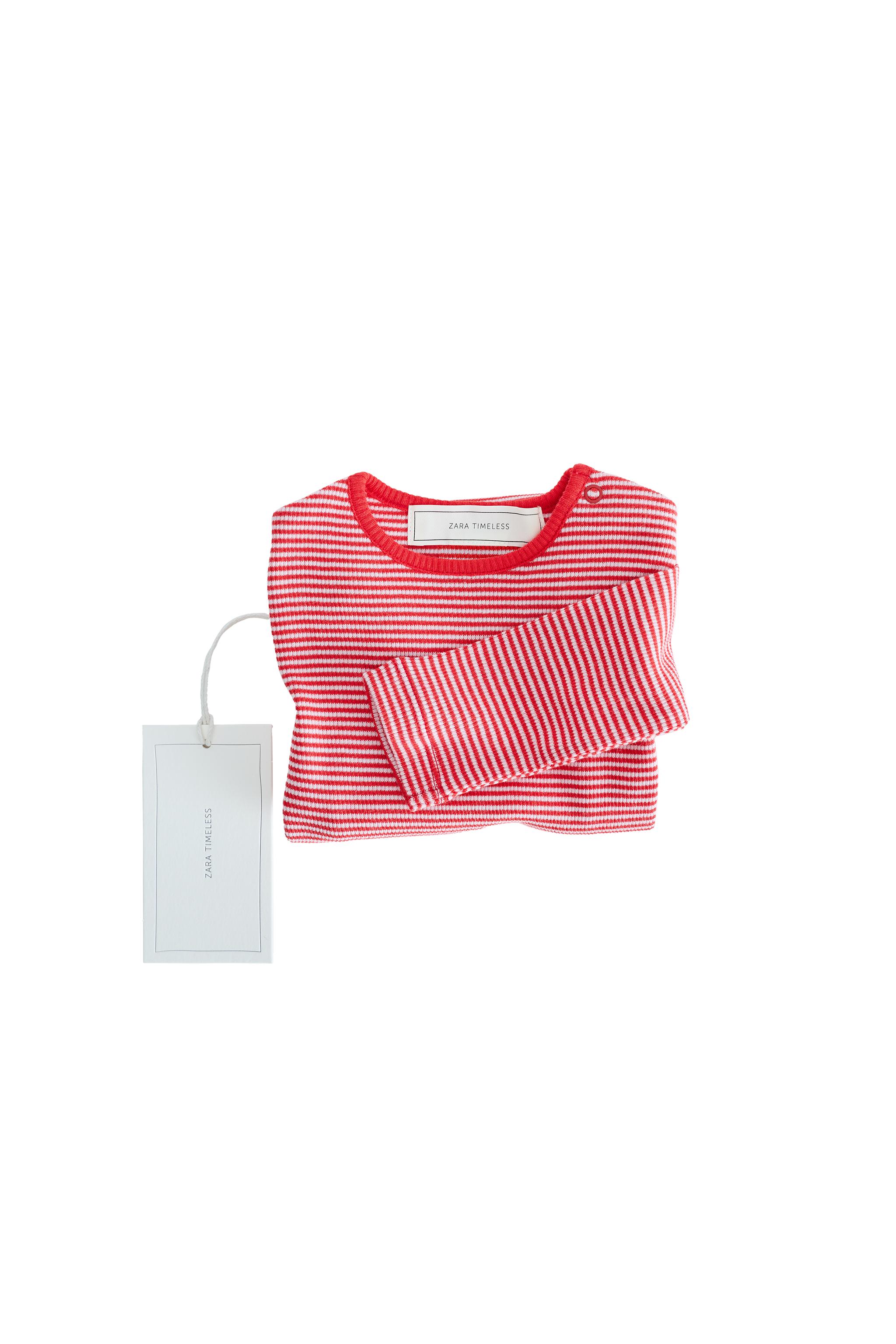 ZARA TIMELESS — БОДИ В ПОЛОСКУ С КОНТРАСТНОЙ ОТДЕЛКОЙ — ZARA