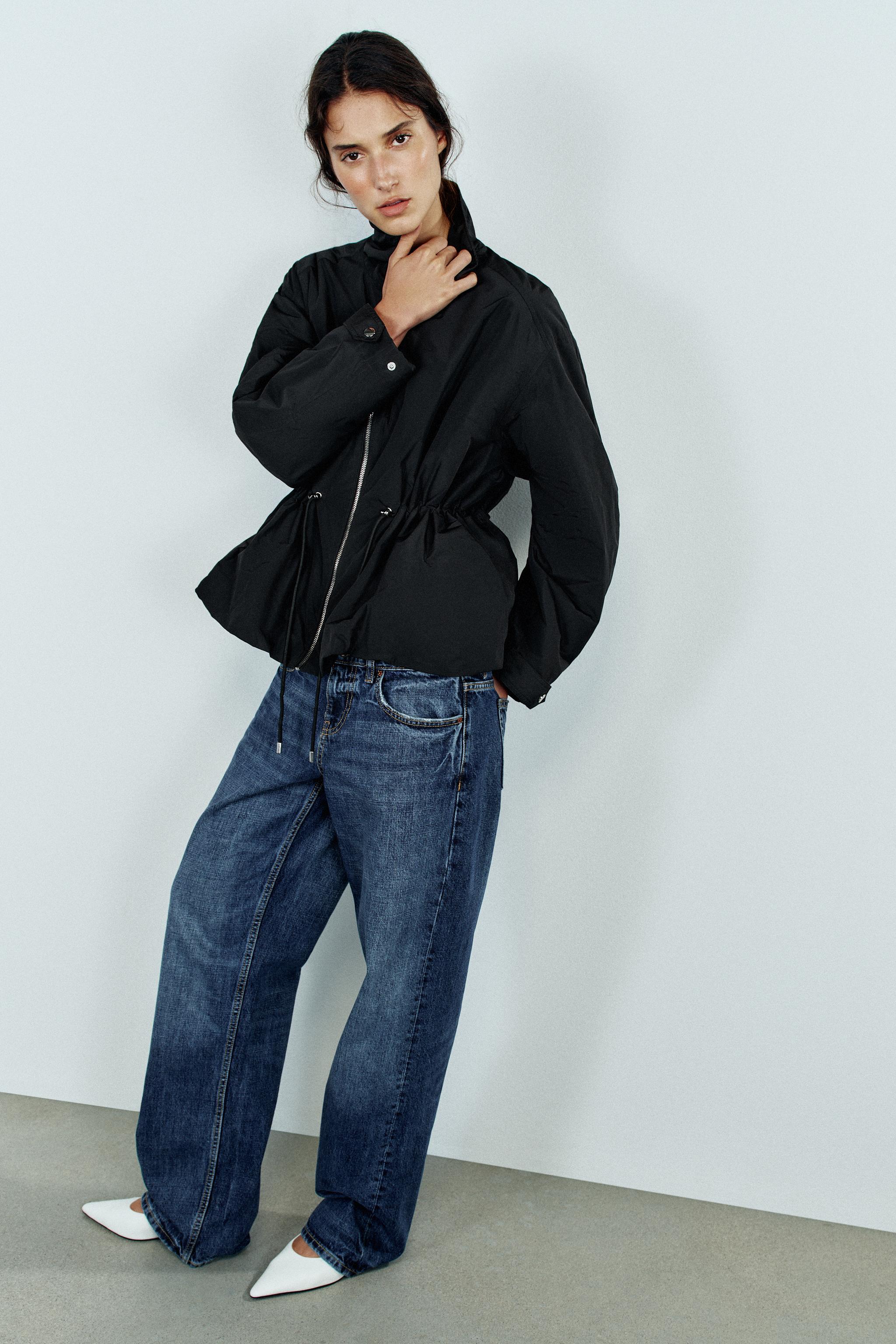Пуховик с высоким воротником — ZARA