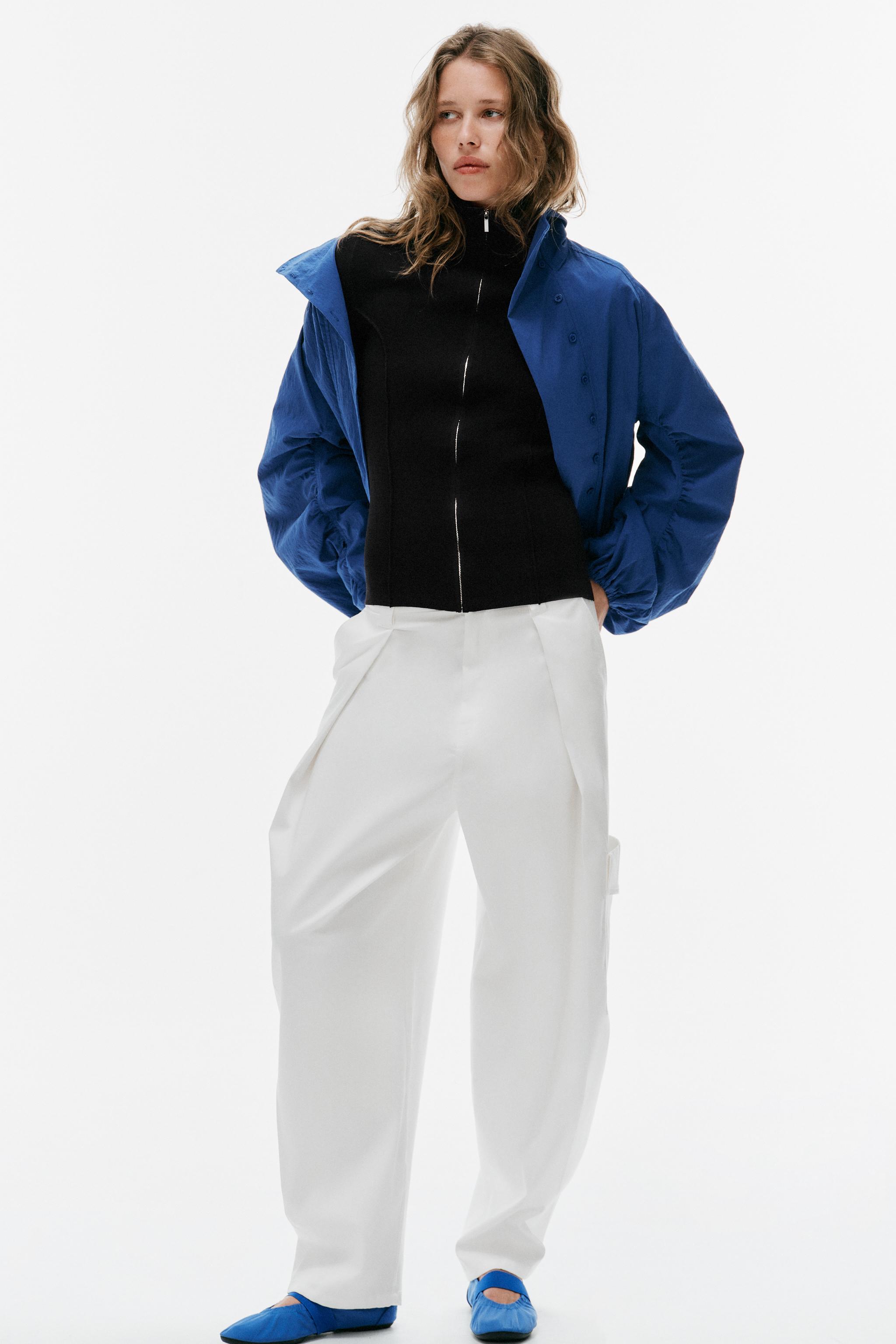 Вязаный кардиган на молнии — ZARA
