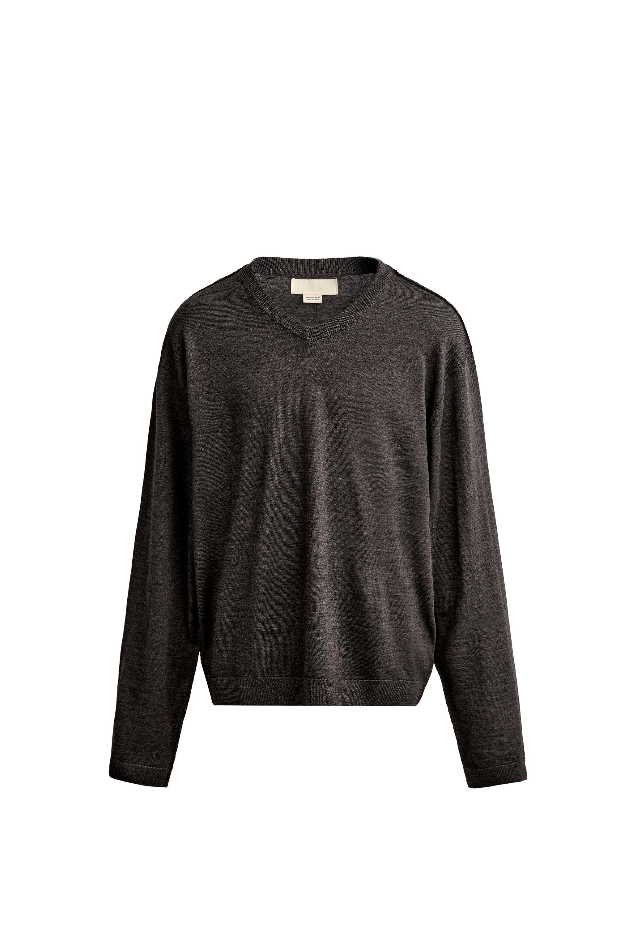 RELAXED FIT SEAM DETAIL JUMPER — ZARA