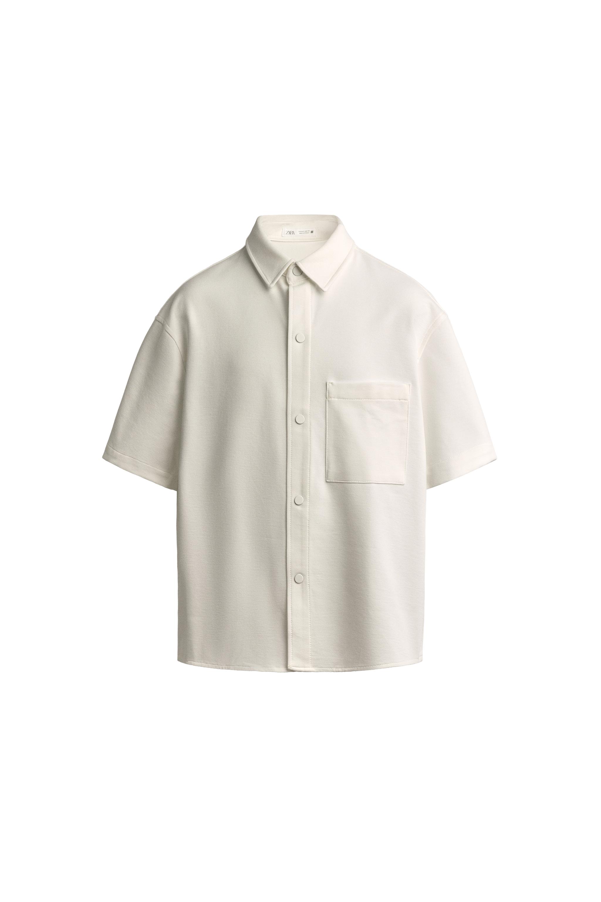 КУРТКА-РУБАШКА NON-IRON КОМФОРТНОЙ ПОСАДКИ — ZARA