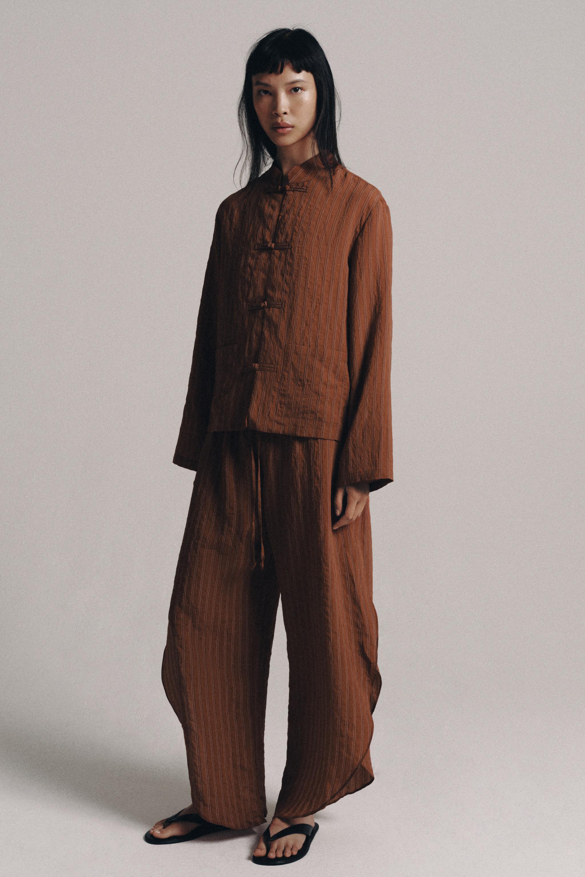 Брюки ZW COLLECTION с разрезами по бокам — ZARA
