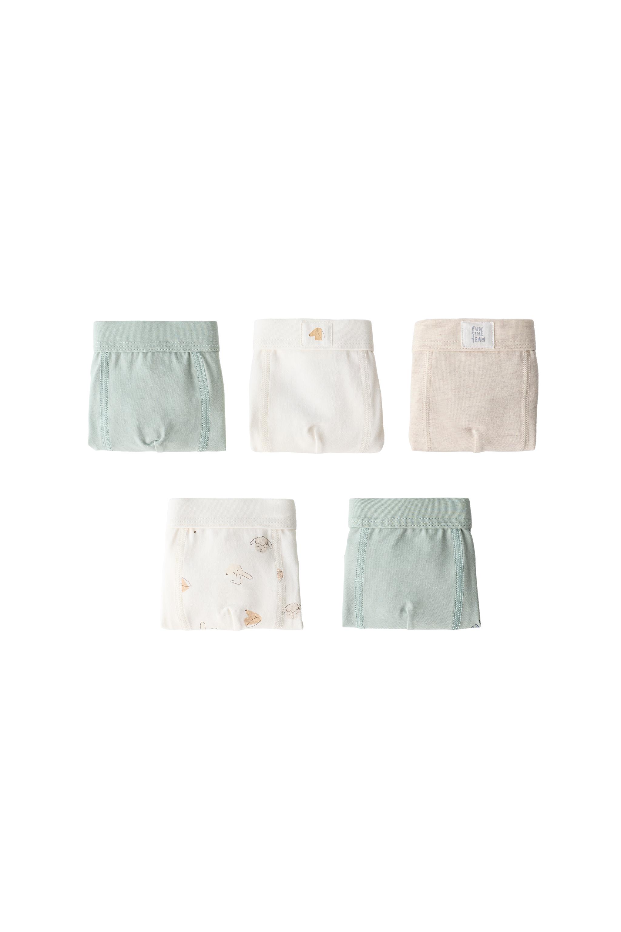 Набор из 5 трусов с принтом щенков для детей 2-6 лет — ZARA