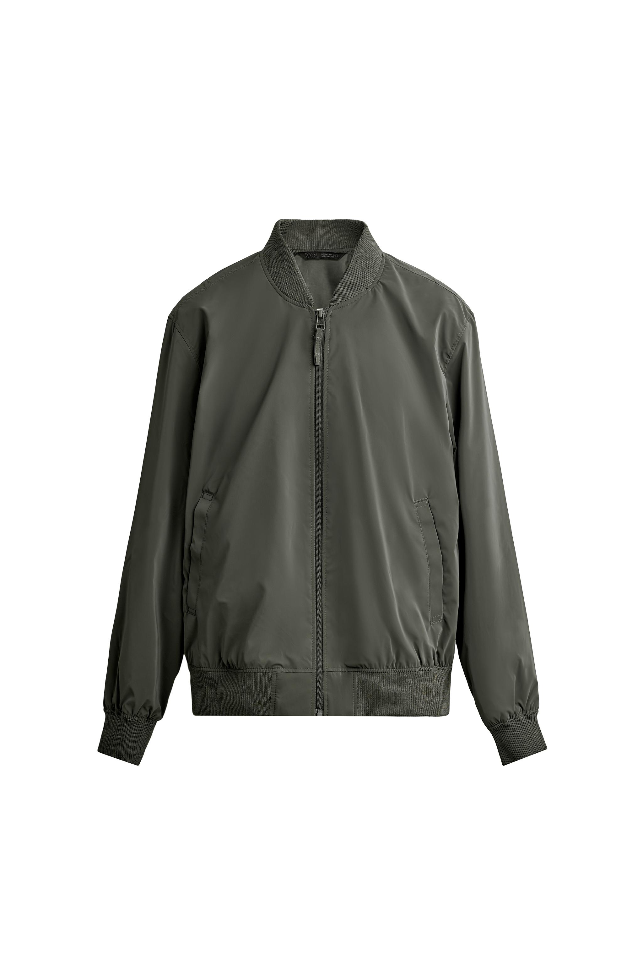Технологичный бомбер — ZARA