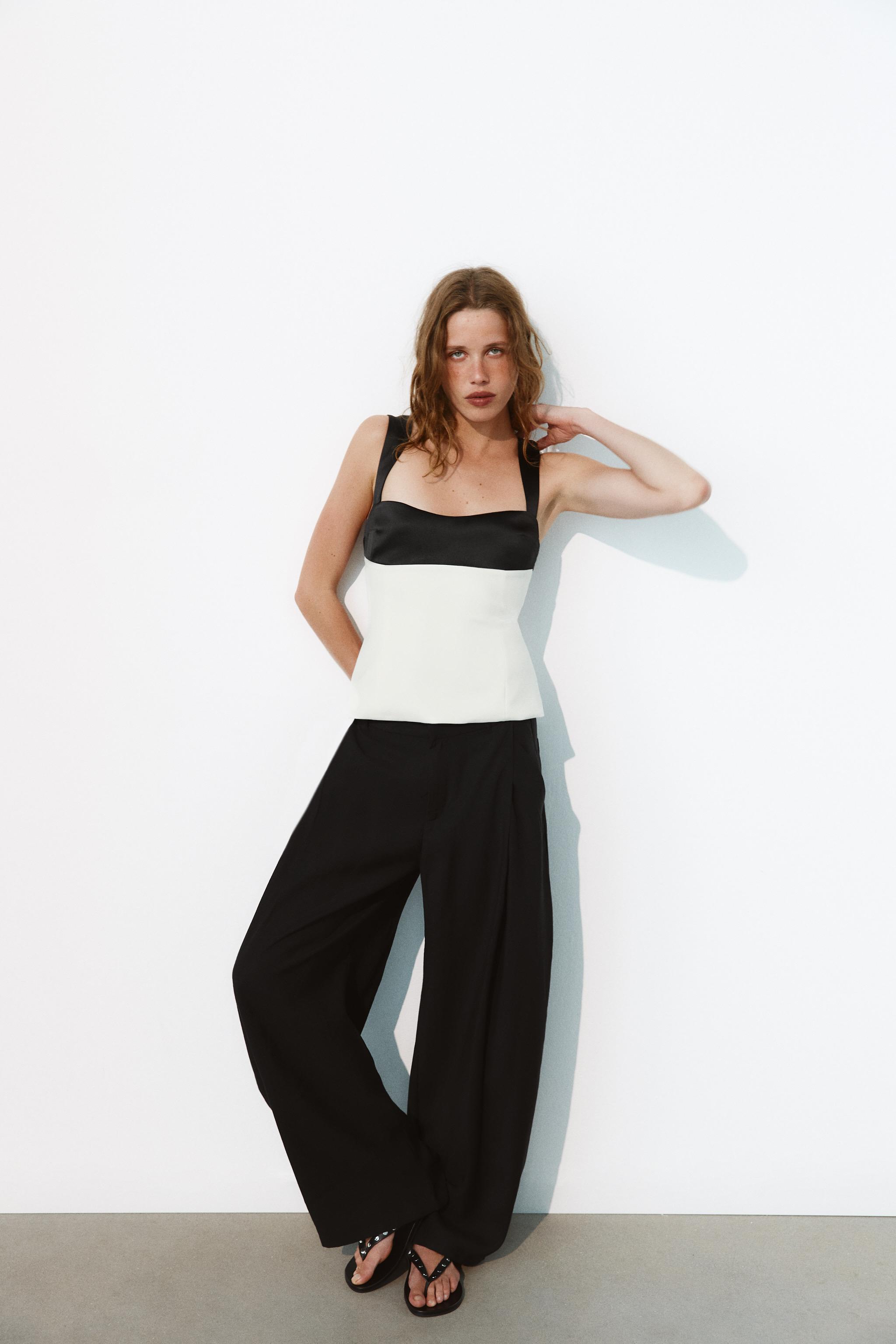 Топ с завязками на спине — ZARA
