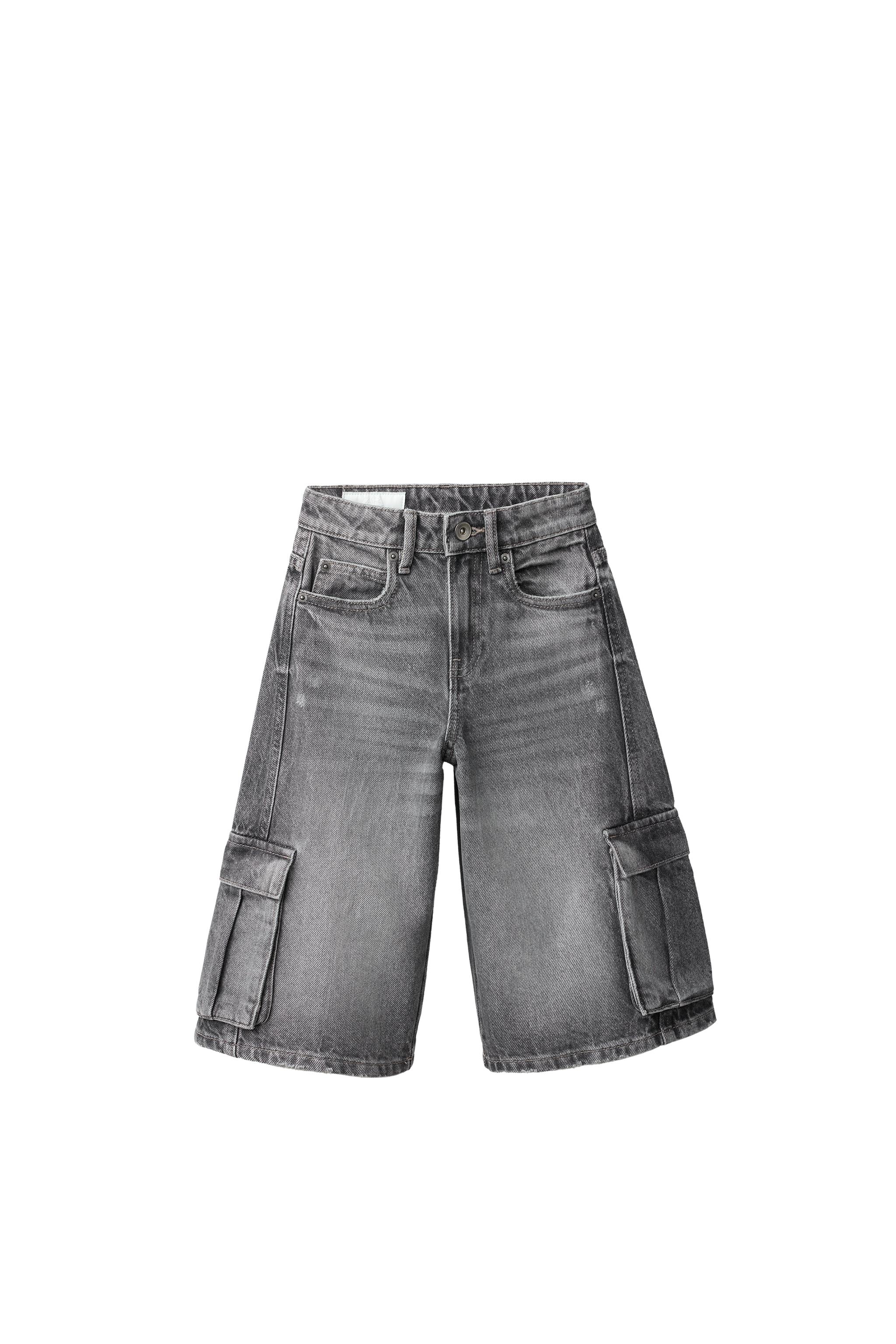 BAGGY CARGO BERMUDA SHORTS — ZARA