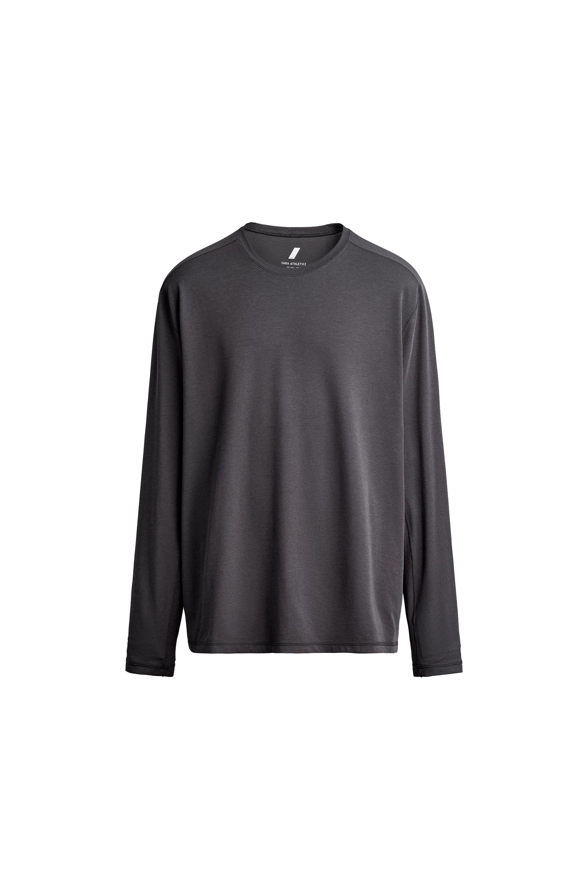 TECHNICAL LONG SLEEVE T-SHIRT — ZARA