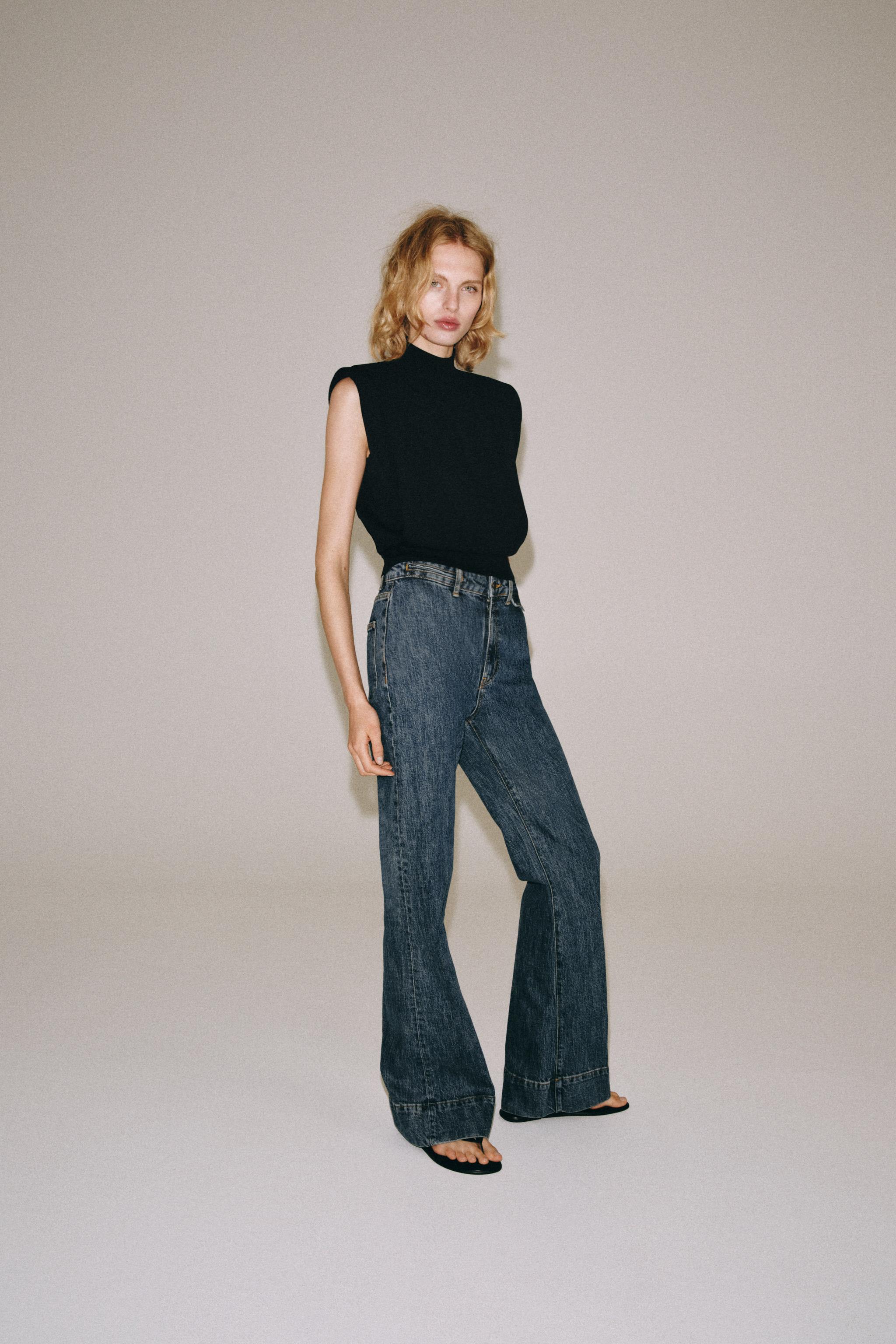 Топ вязаный с открытой спиной — ZARA