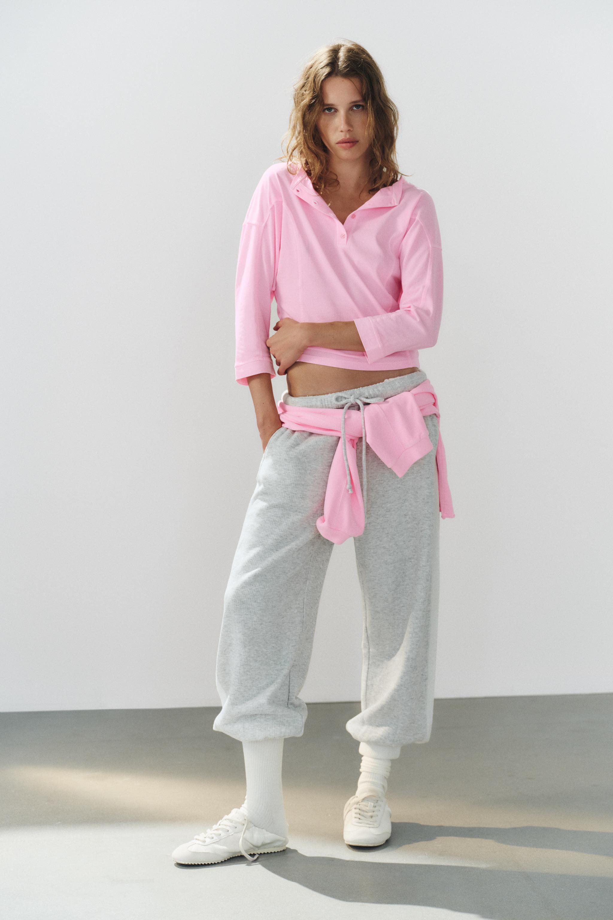 ФУТБОЛКА С НЕОНОВЫМИ ПУГОВИЦАМИ — ZARA