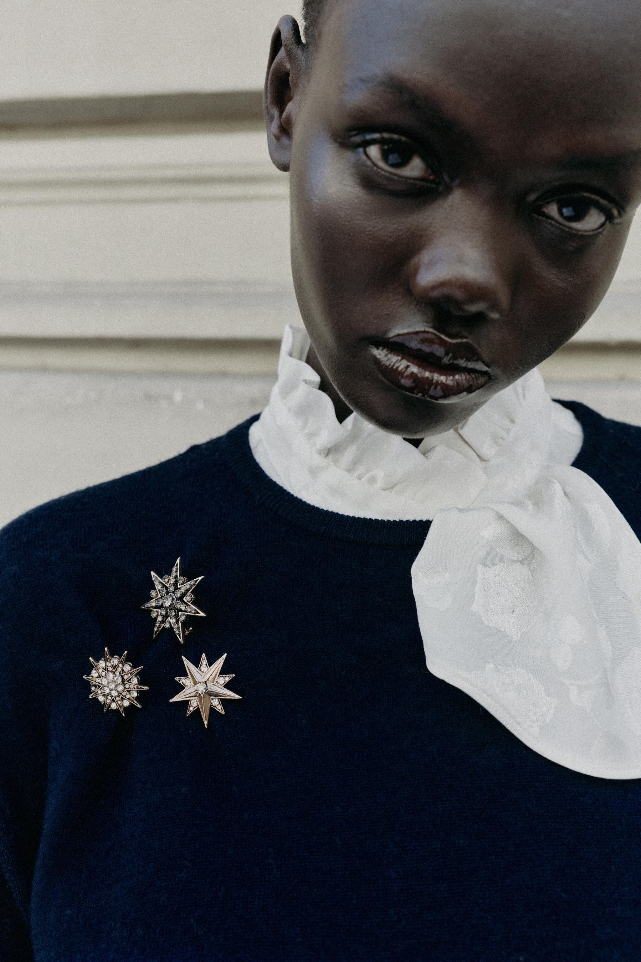 НАБОР ИЗ 3 БРОШЕЙ «ЗВЕЗДЫ» СО СТРАЗАМИ — ZARA