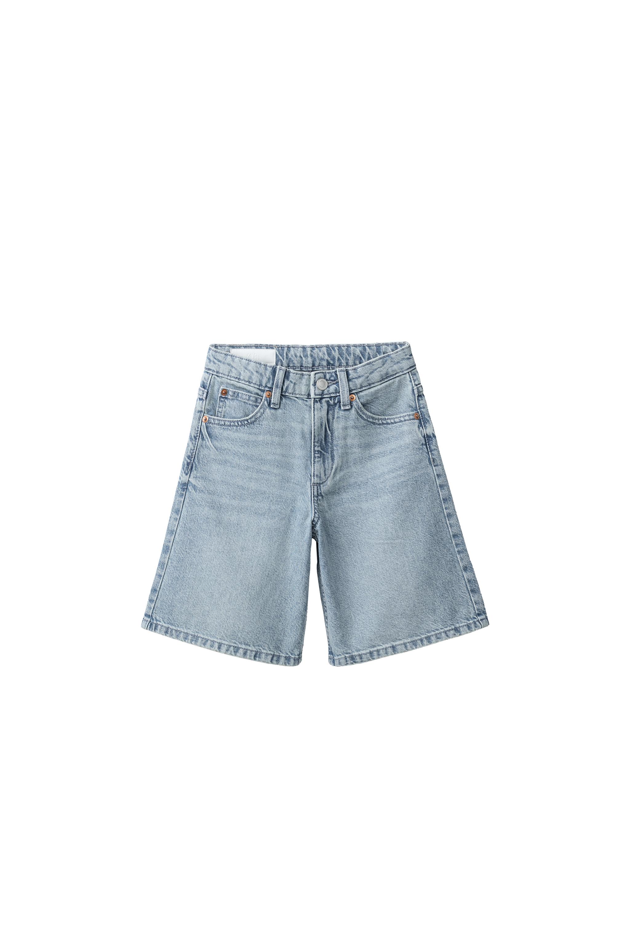 Длинные бермуды из денима — ZARA
