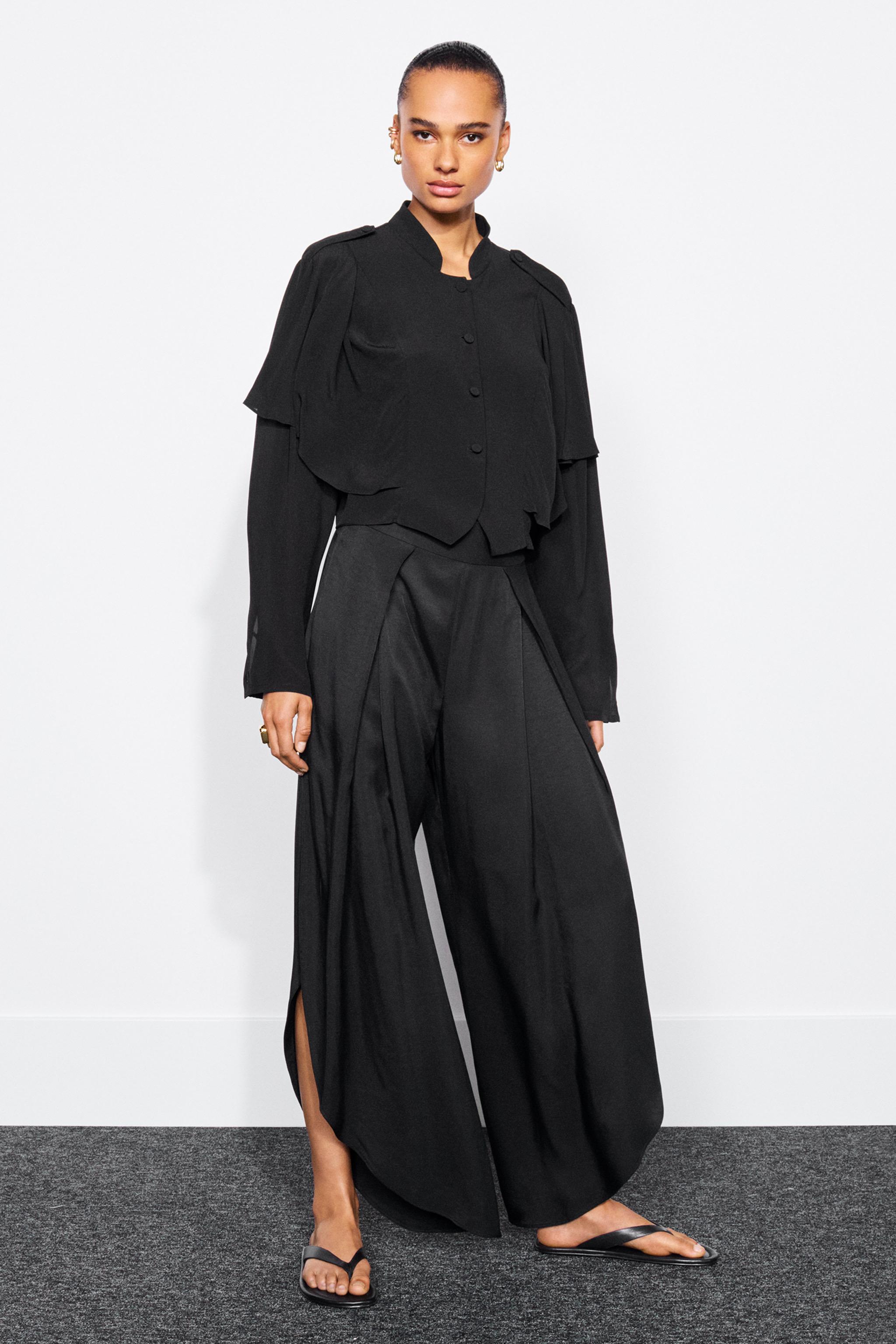 Брюки ZW COLLECTION с разрезами — ZARA
