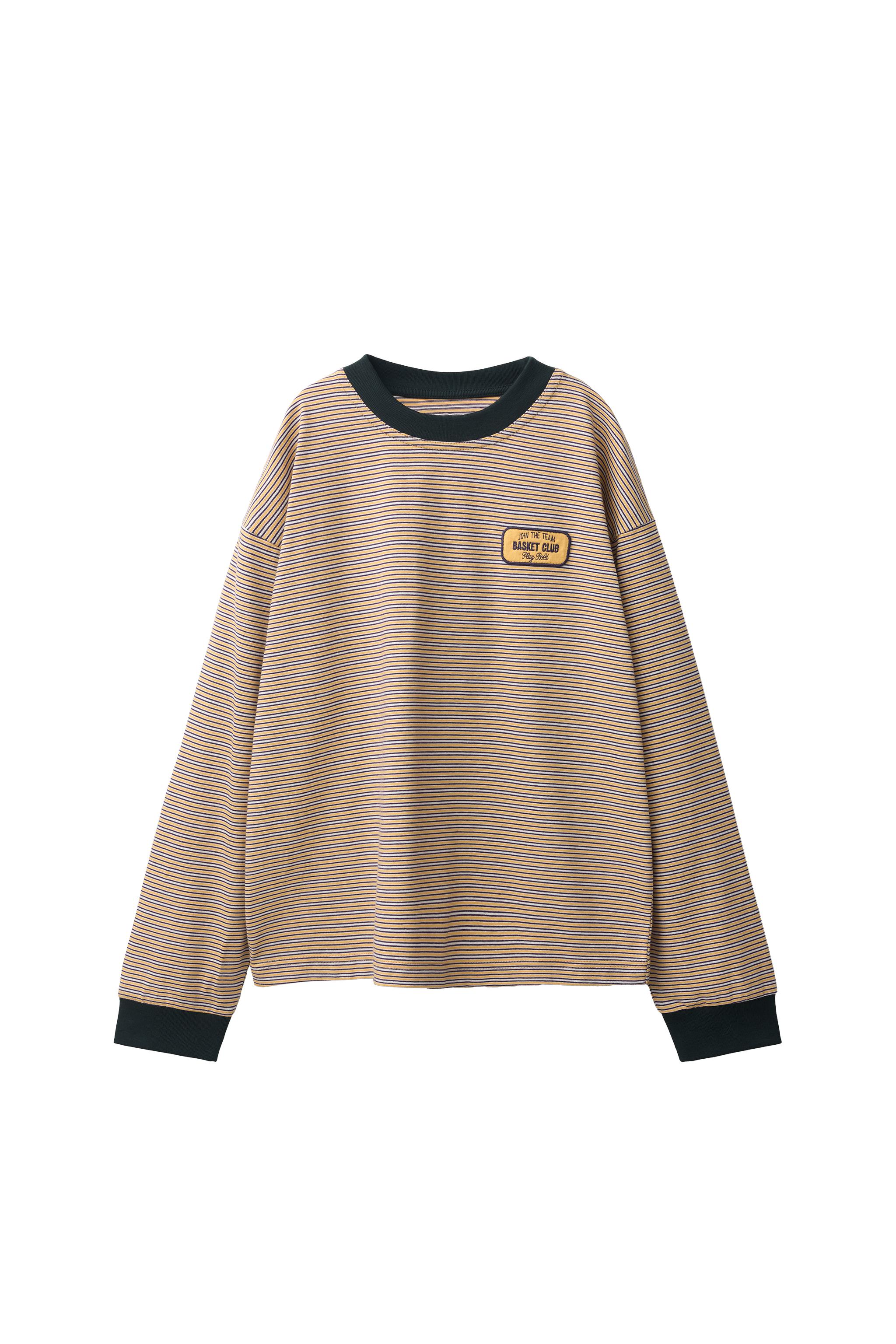 Футболка в полоску с карманом — ZARA