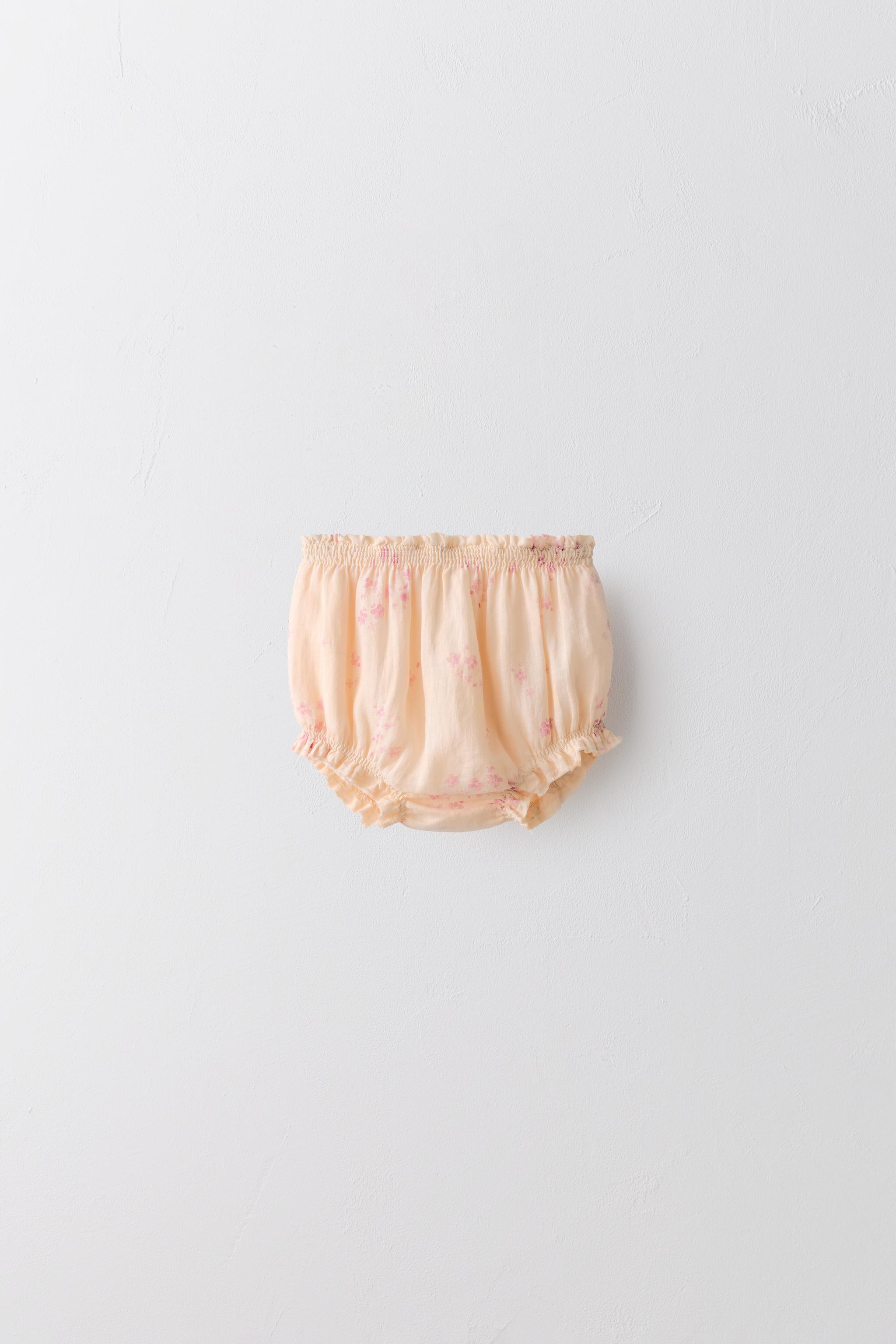 ТРУСЫ С ЦВЕТОЧНЫМ ПРИНТОМ ИЗ 100% РАМИ — LIMITED EDITION — ZARA