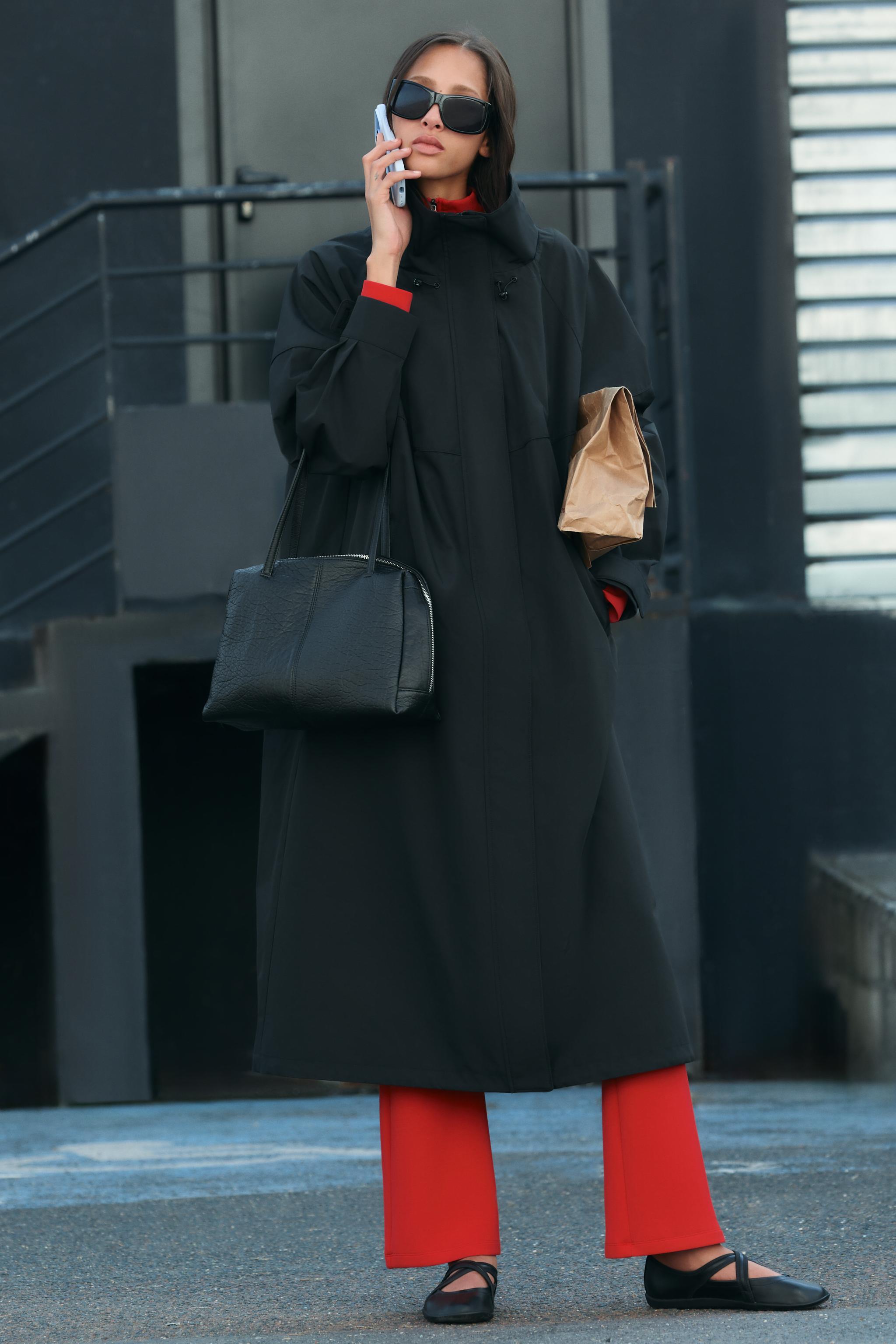 УДЛИНЕННАЯ ВЕТРОЗАЩИТНАЯ КУРТКА WATER REPELLENT — ZARA