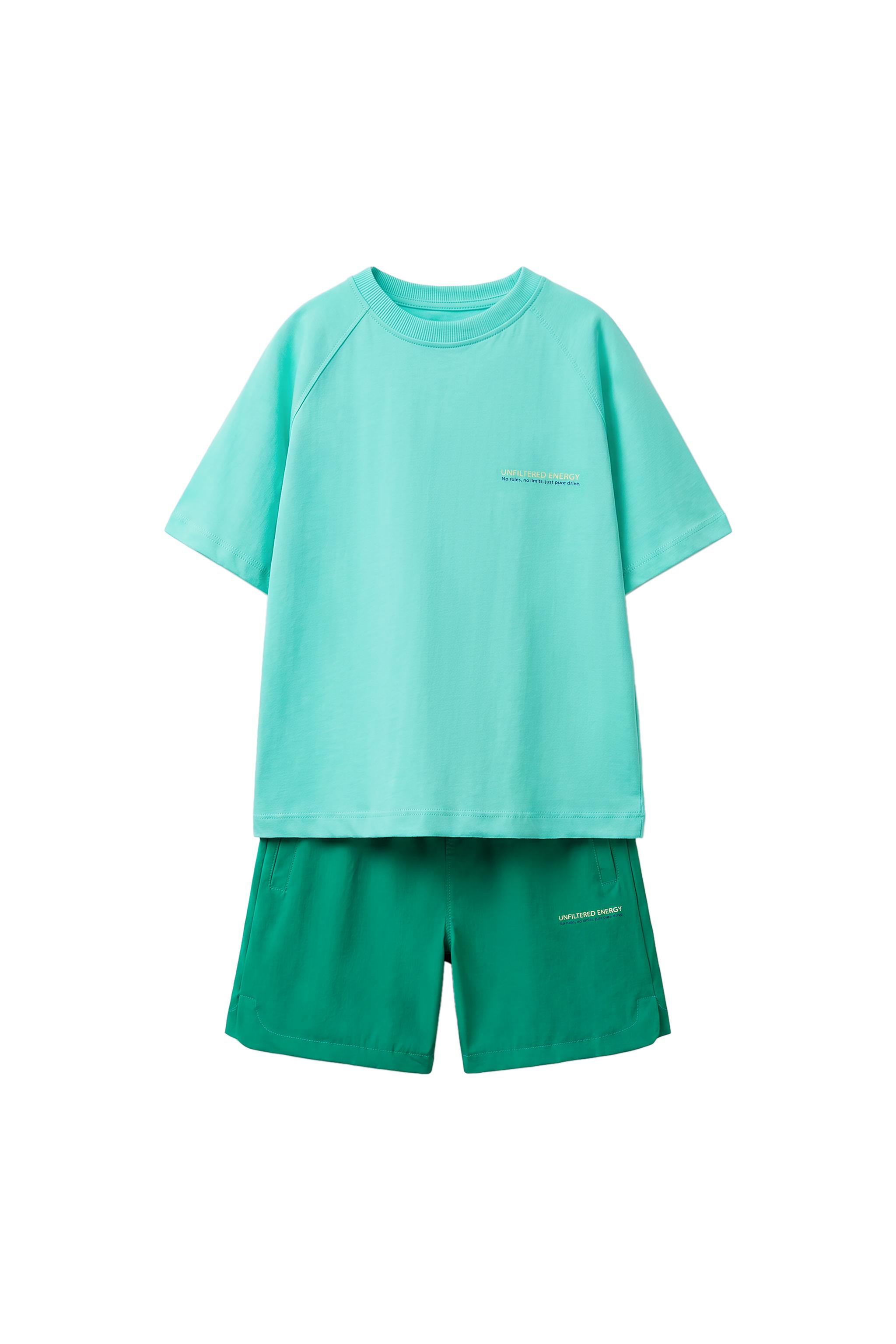 Костюм из футболки из технической ткани и бермуд — ZARA