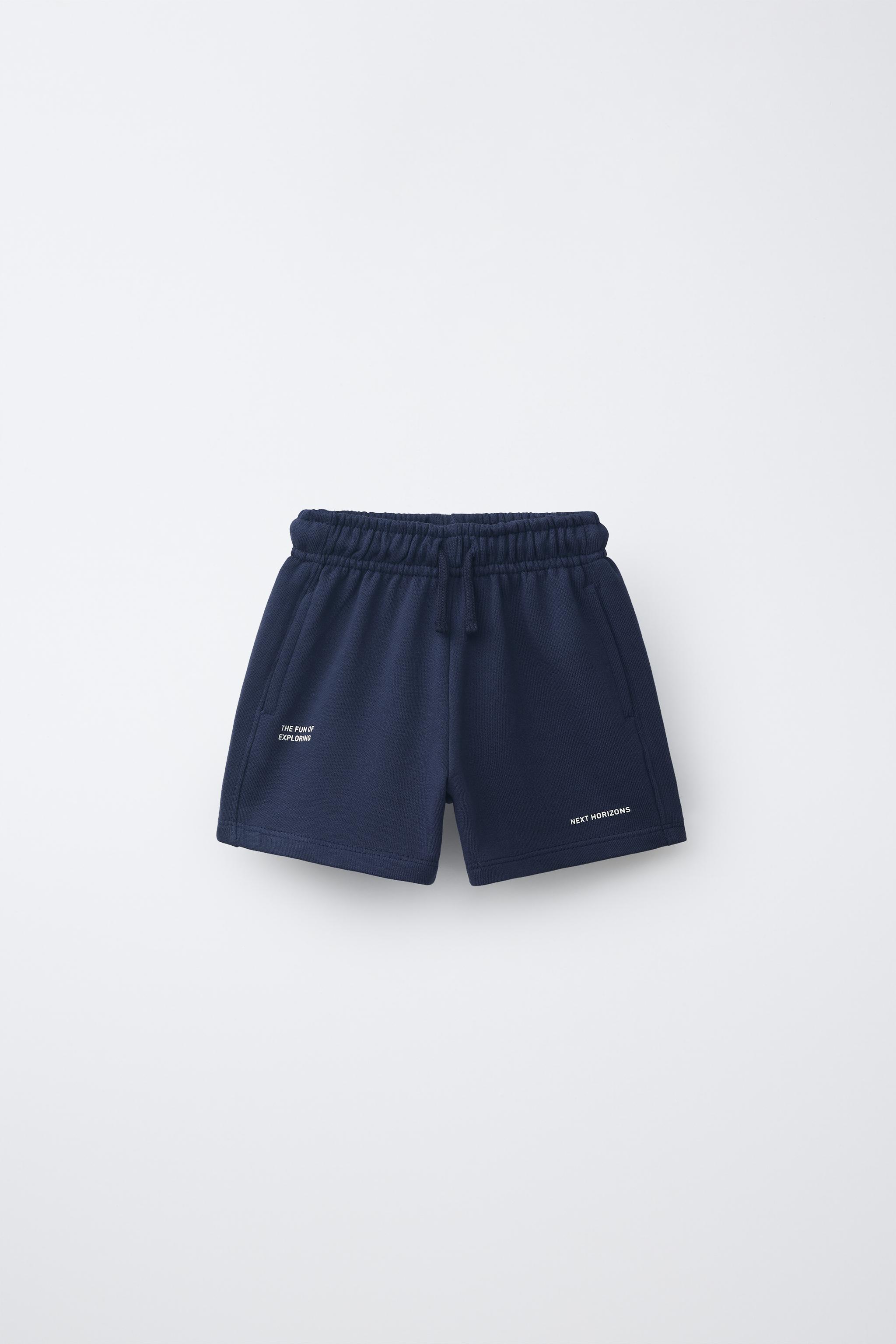 Базовые бермуды со слоганом — ZARA