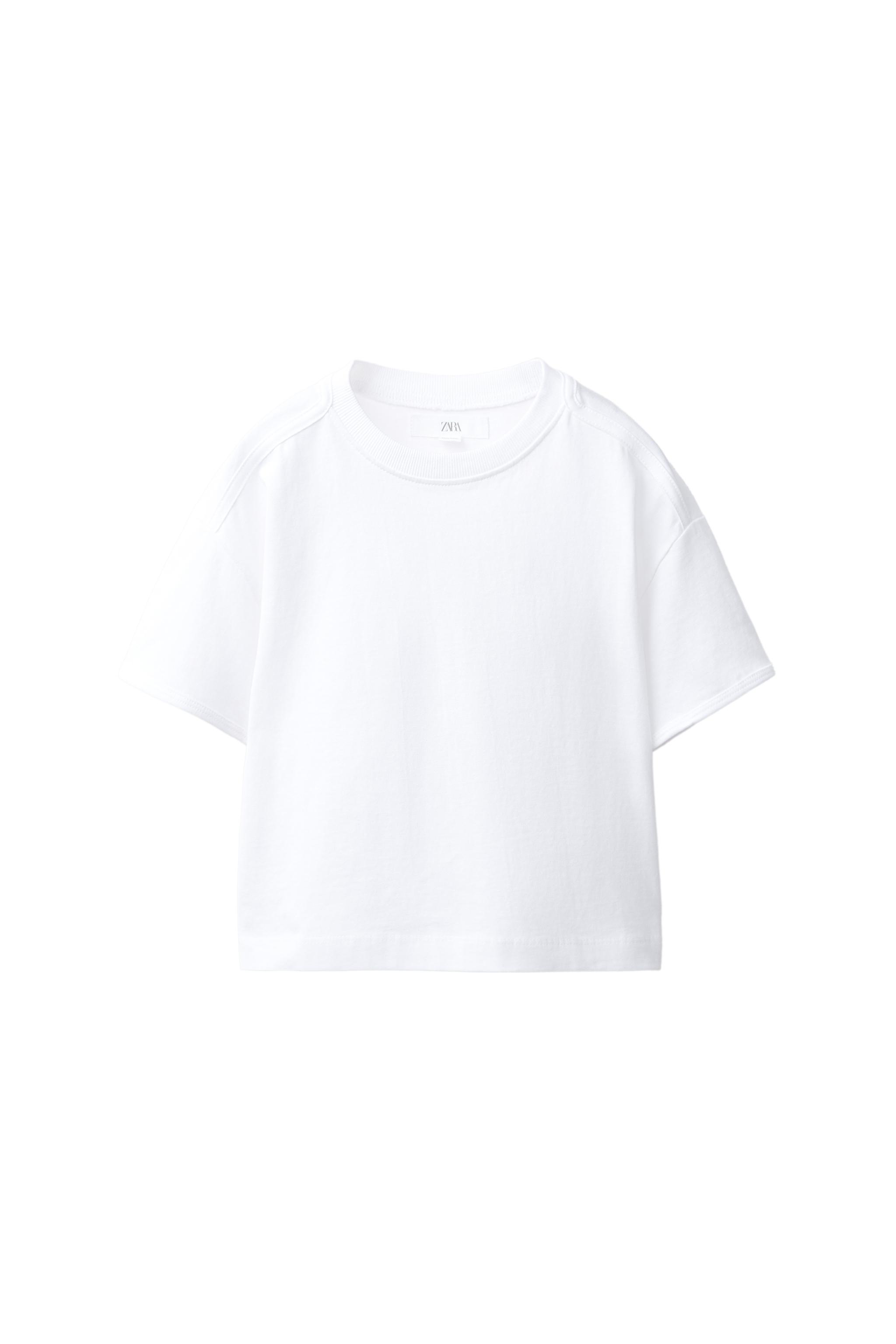 Футболка однотонная — ZARA